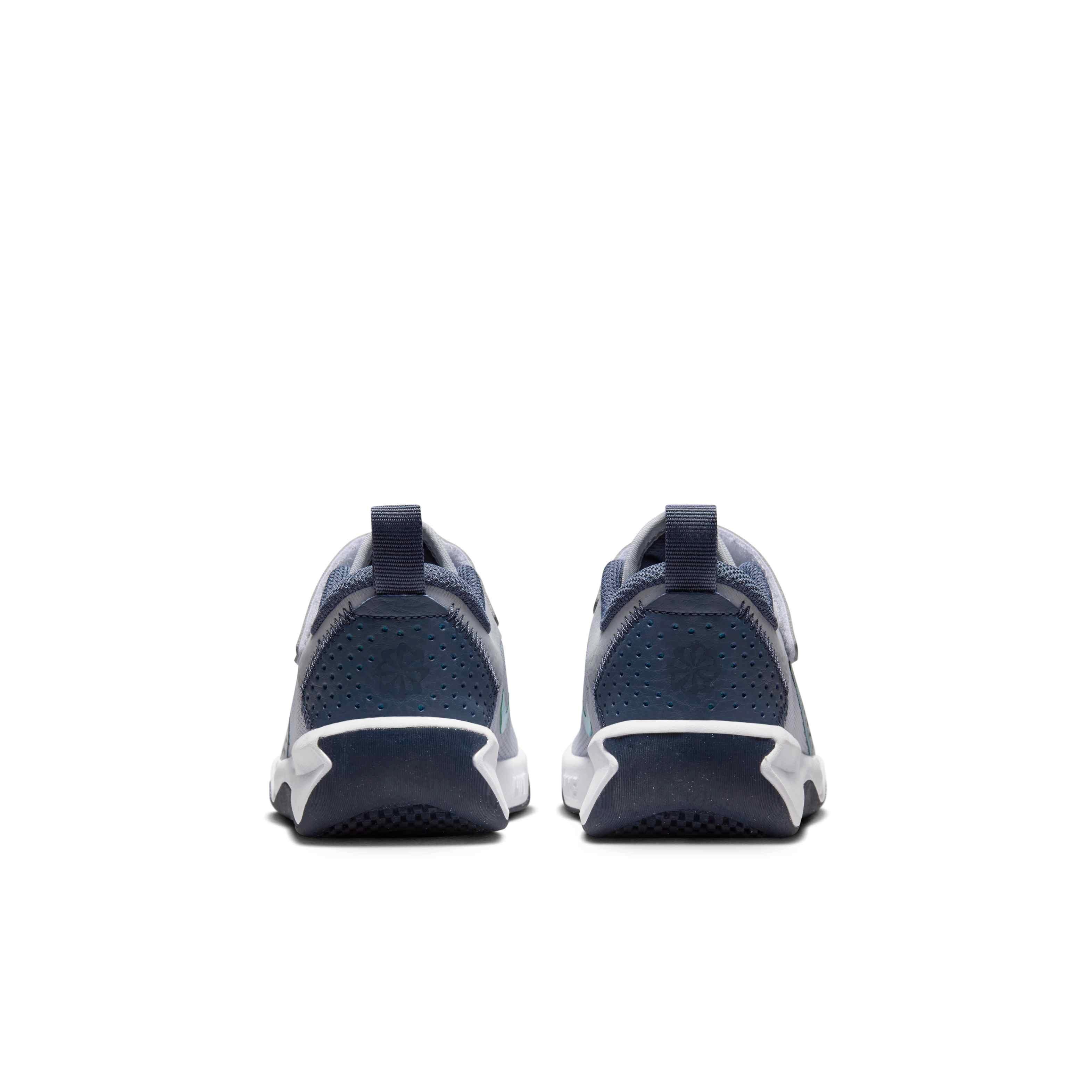 Nike Omni Multi-Court Preschool Boys' "Wolf Grey/Bright Crimson/Dusty Cactus/Thunder Blue" Shoe