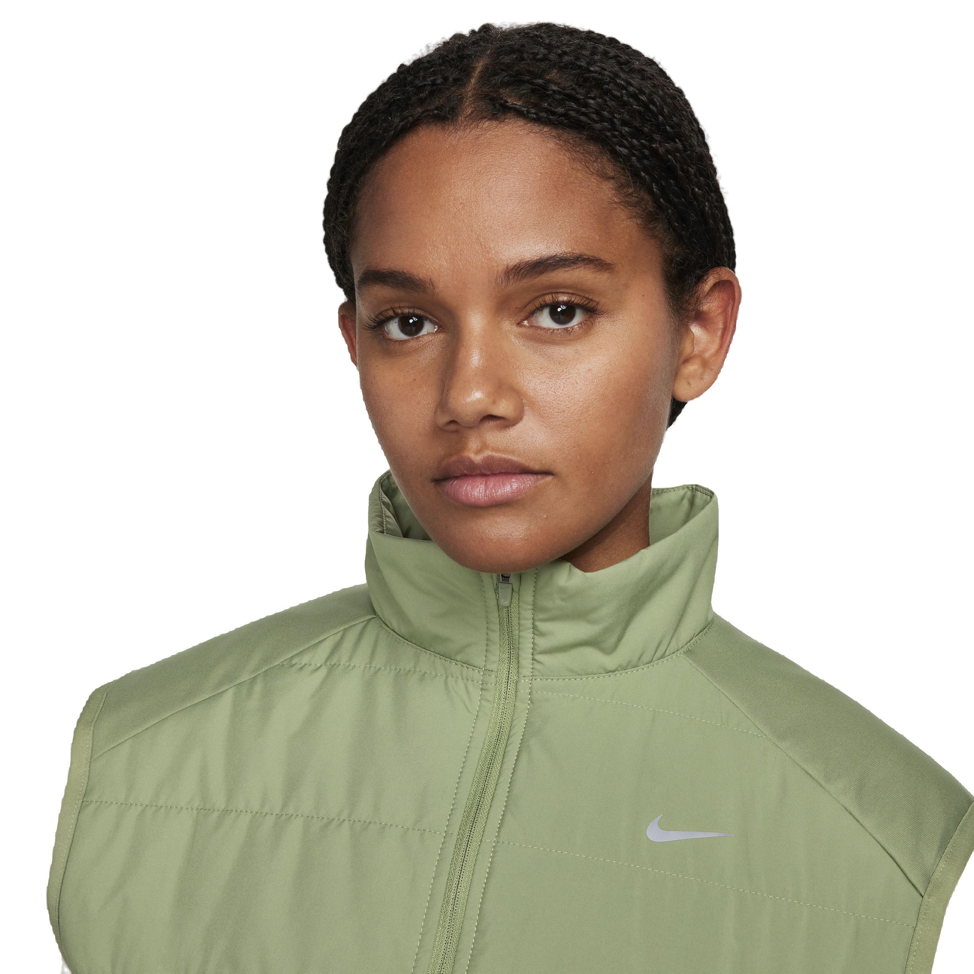 Nike Men's Therma-FIT Swift Running Vest - GREEN Thumbnail View 3