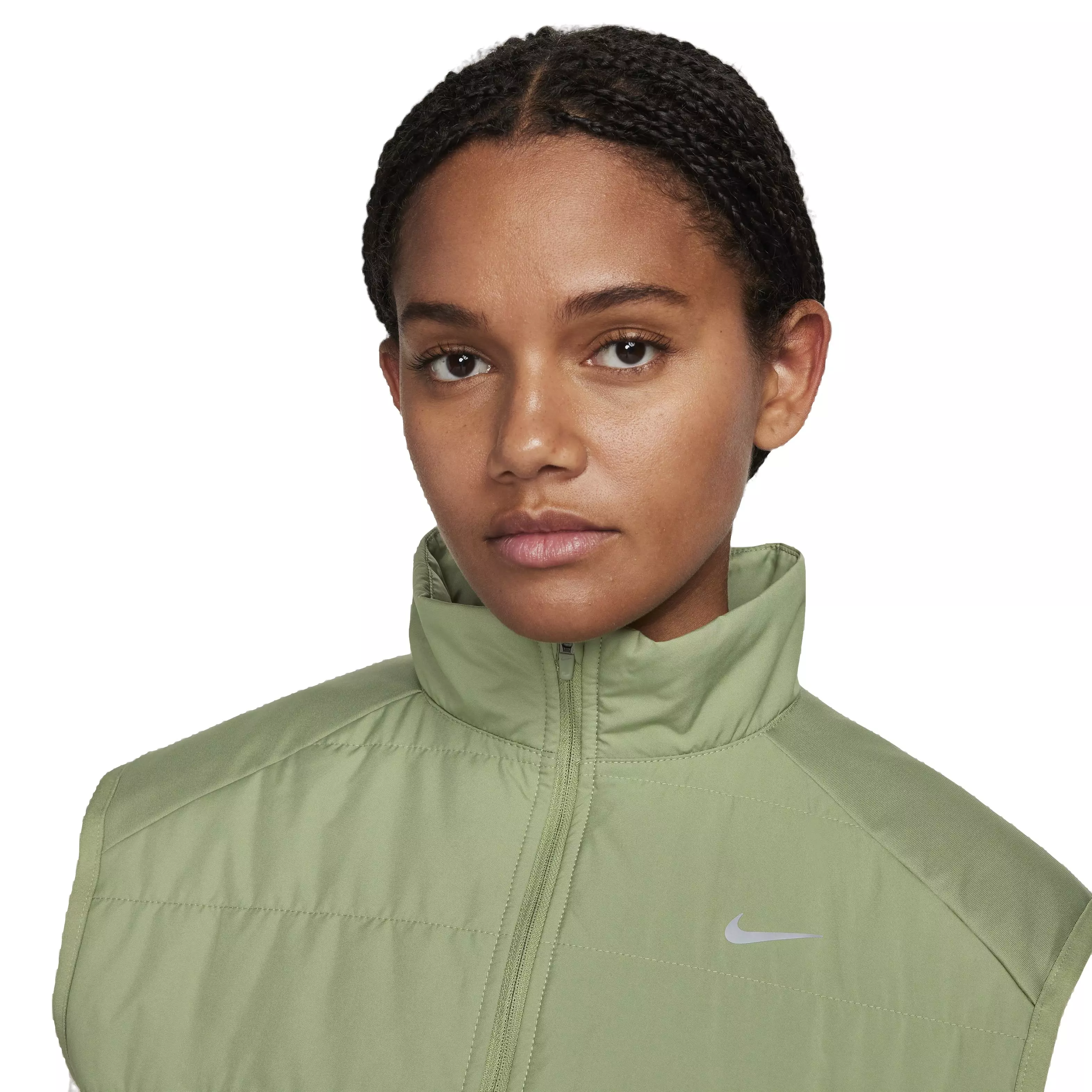 Nike Men's Therma-FIT Swift Running Vest - GREEN