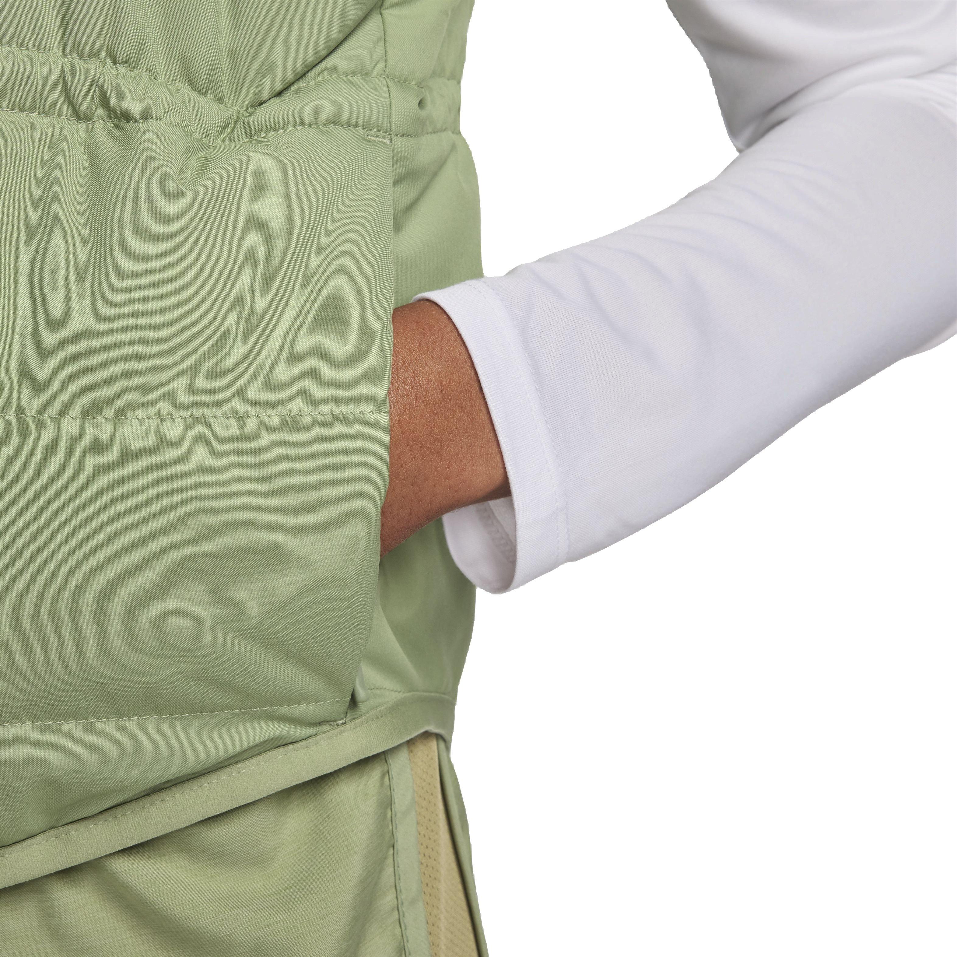 Nike Men's Therma-FIT Swift Running Vest - GREEN Thumbnail View 4