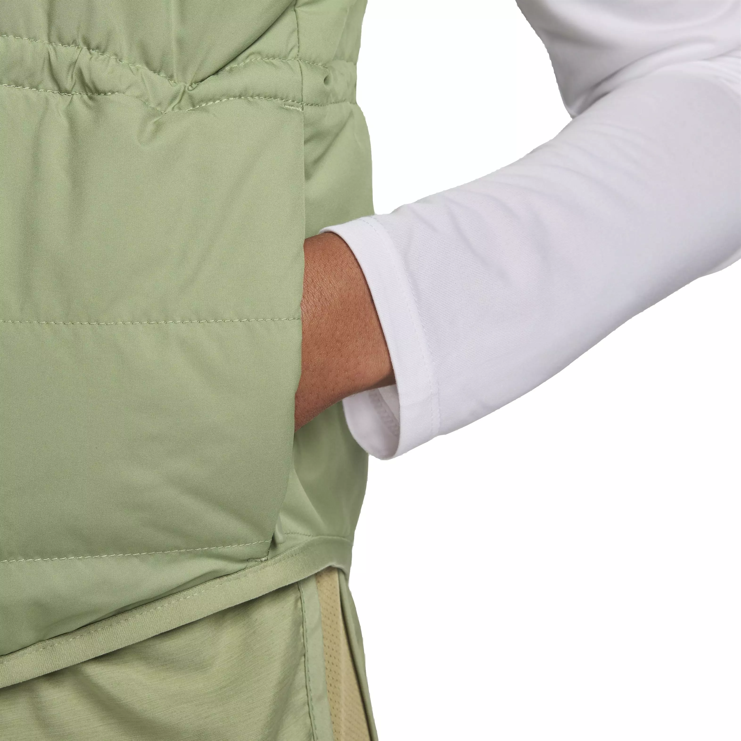 Nike Men's Therma-FIT Swift Running Vest - GREEN