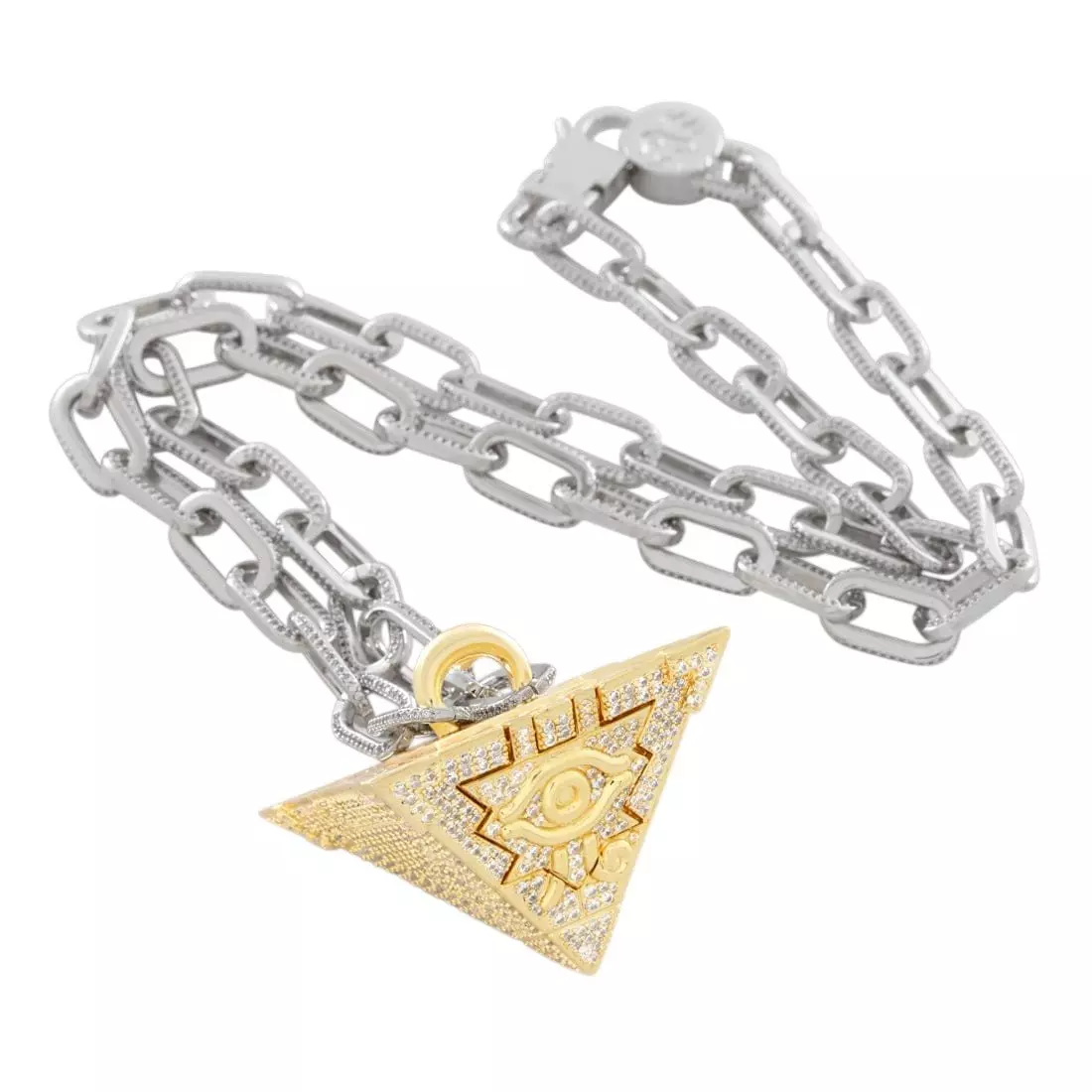 King Ice X Yu-Gi-Oh! LE Iced Millennium Puzzle Necklace - GOLD