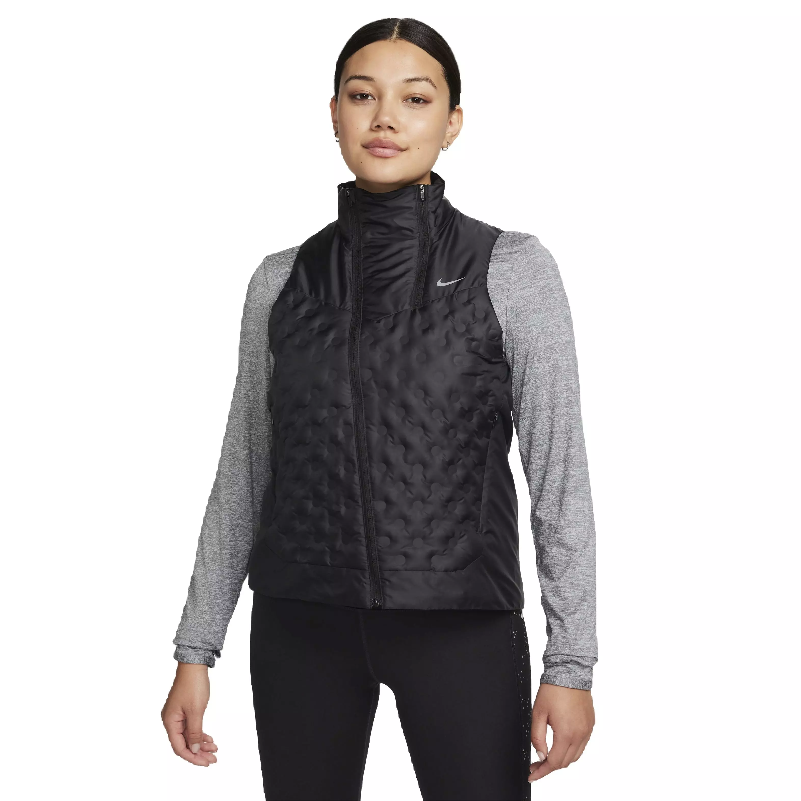 Nike Women's Therma-FIT ADV Repel AeroLoft Running Vest - BLACK