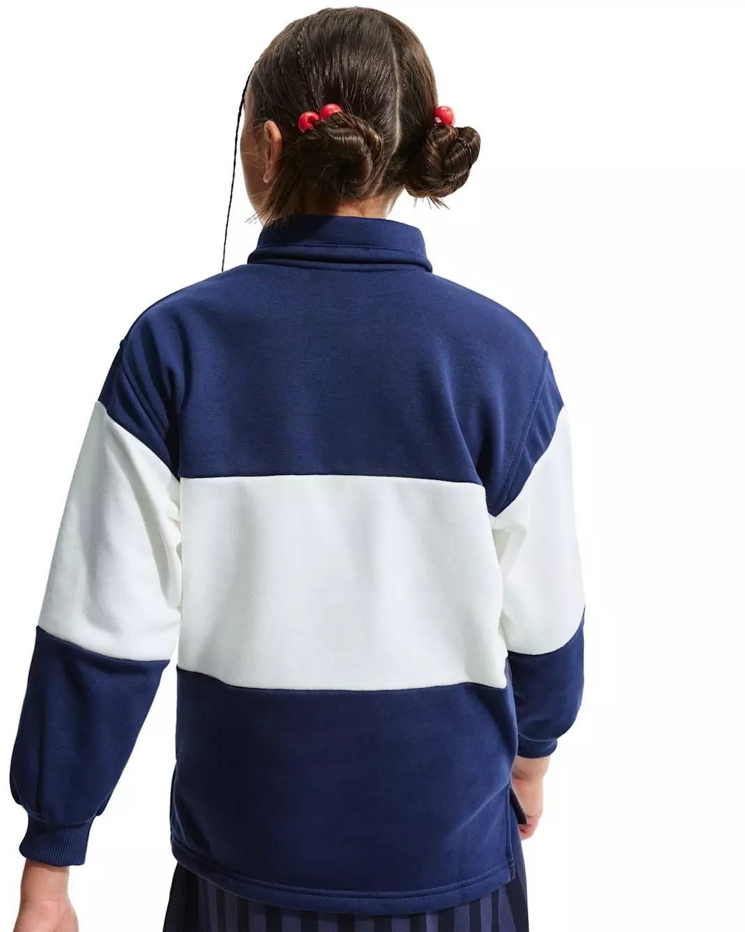 Nike Big Kids' Sportswear Club French Terry Rugby Shirt - Blue - BLUE