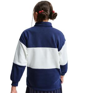 Nike Big Kids' Sportswear Club French Terry Rugby Shirt - Blue