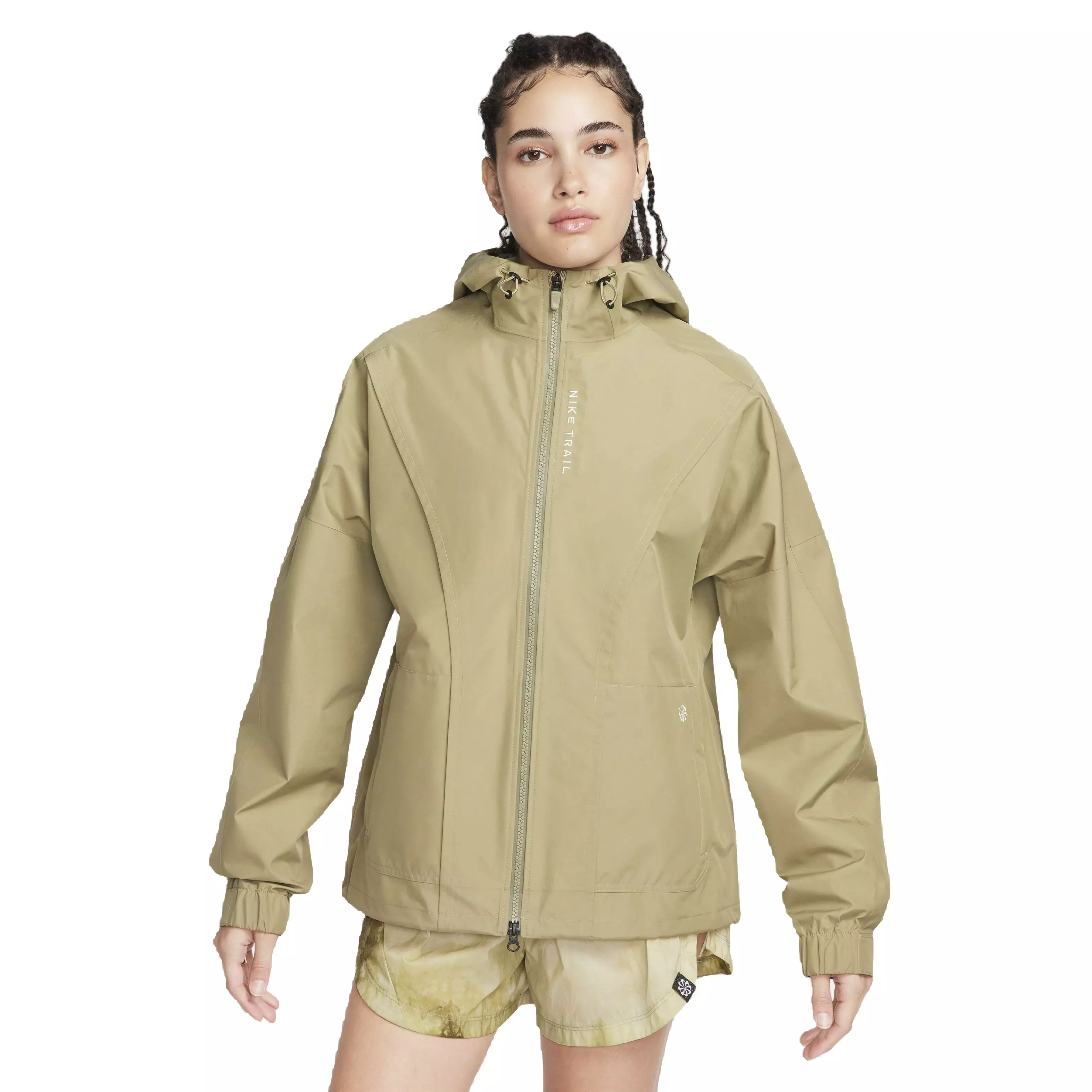 Nike Women's Trail Gore-Tex Infinium Running Jacket - OLIVE