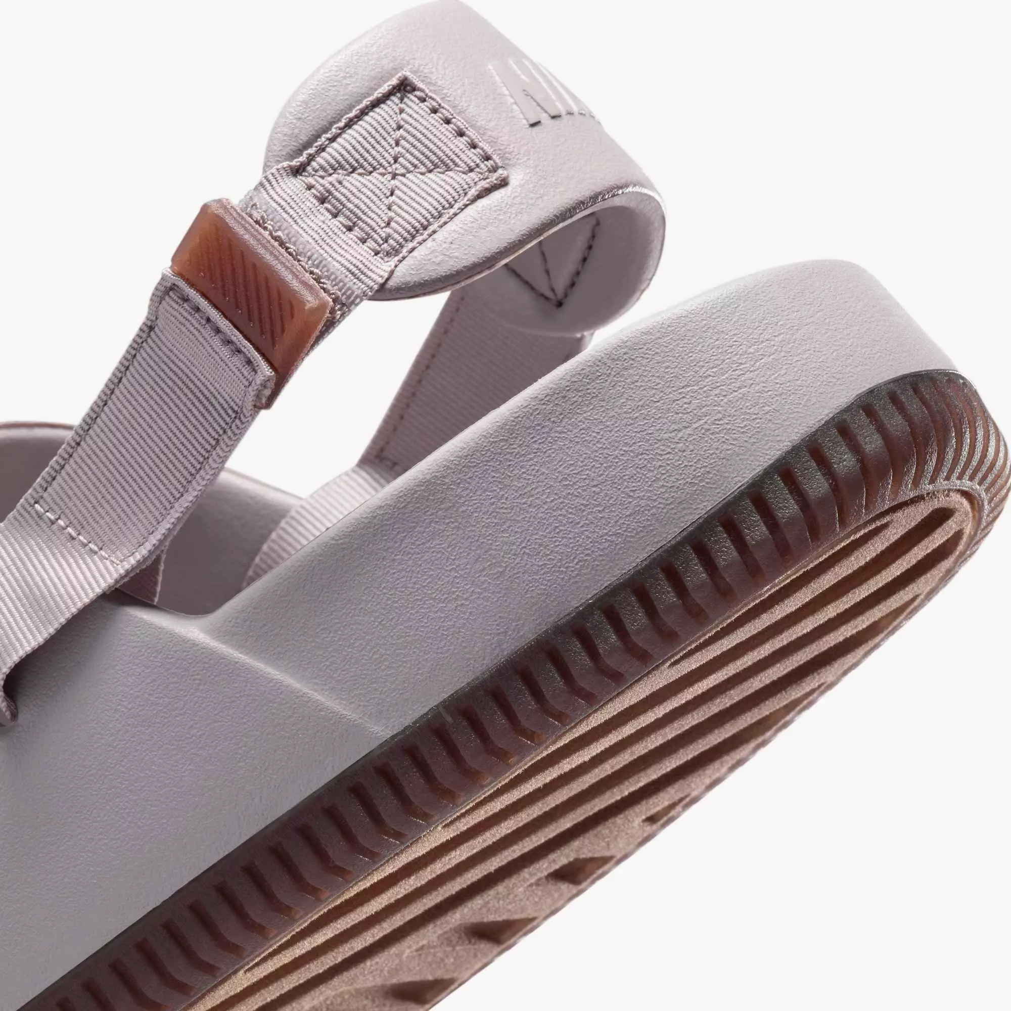 Nike Calm "College Grey​/Gum Brown" Men's Mule - GREY