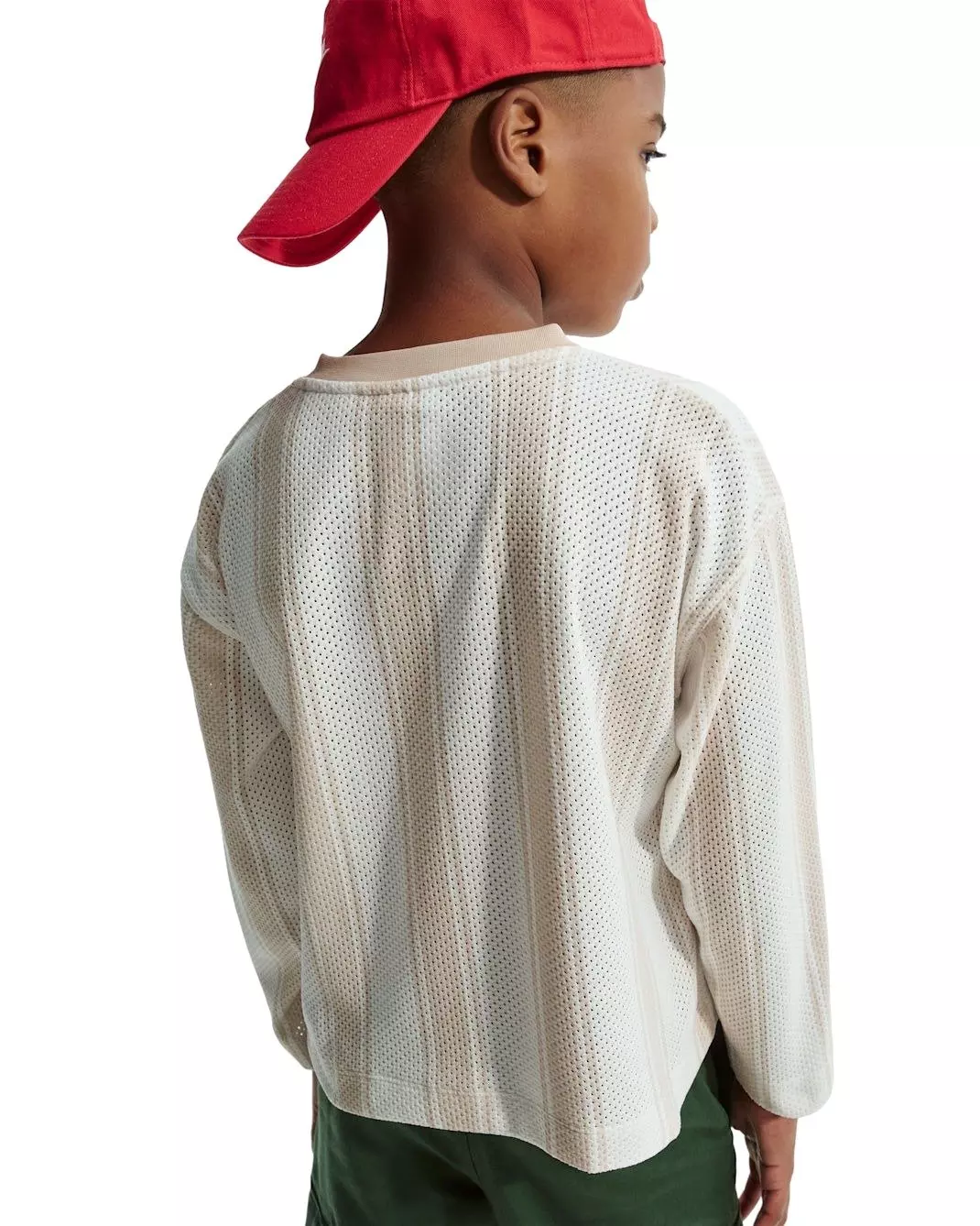 Nike Big Kids' Sportswear Collection Long-Sleeve Mesh Jersey - Brown - BROWN