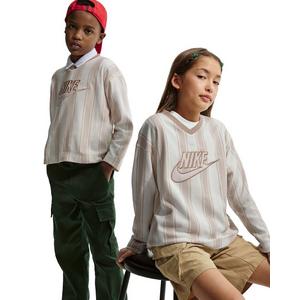 Nike Big Kids' Sportswear Collection Long-Sleeve Mesh Jersey - Brown