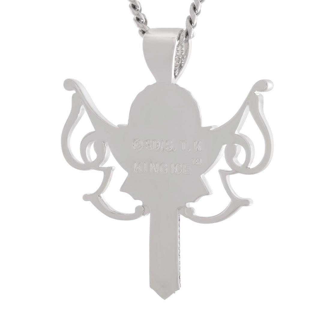 King Ice X Yu-Gi-Oh! Monster Reborn Necklace - WHITE GOLD