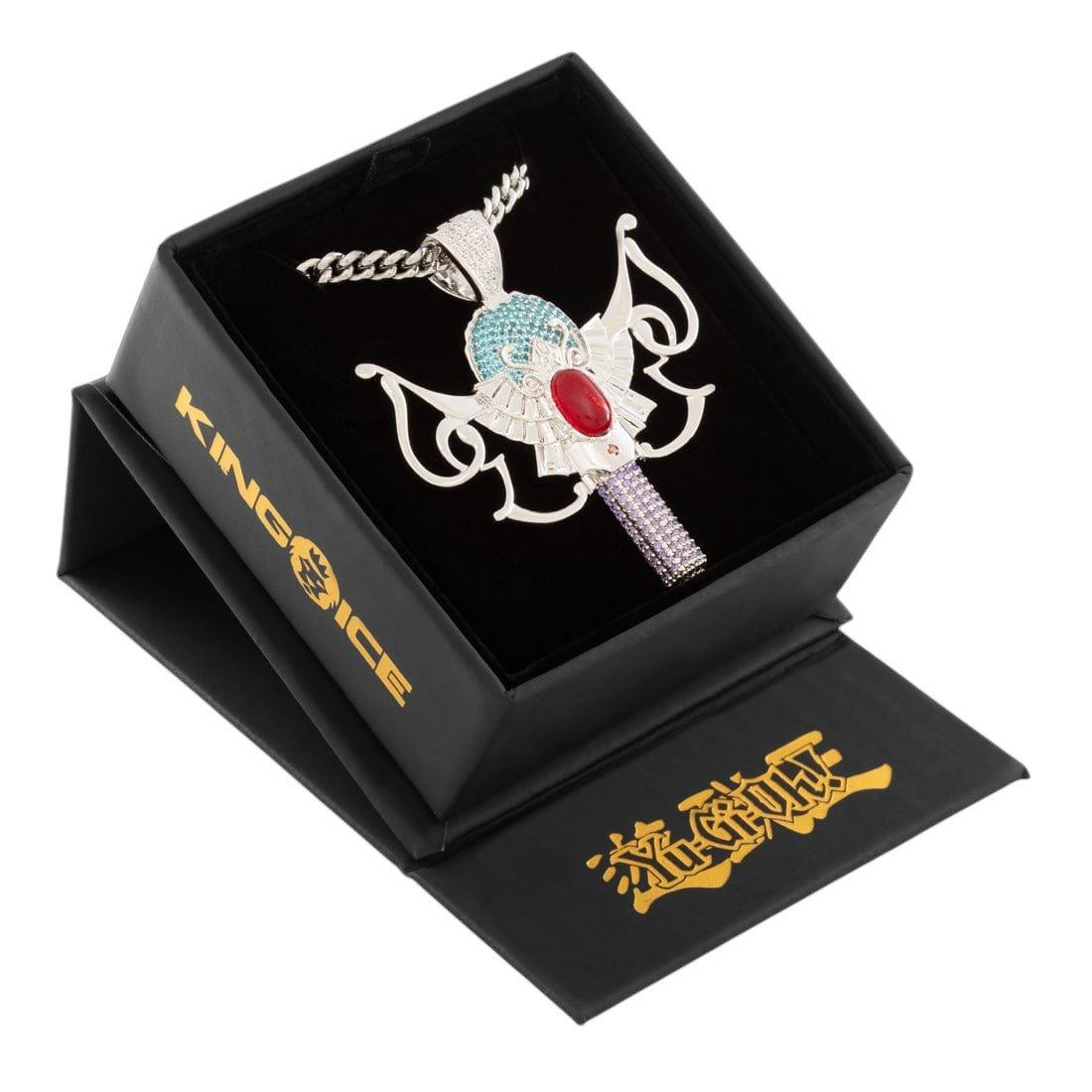 King Ice X Yu-Gi-Oh! Monster Reborn Necklace - WHITE GOLD