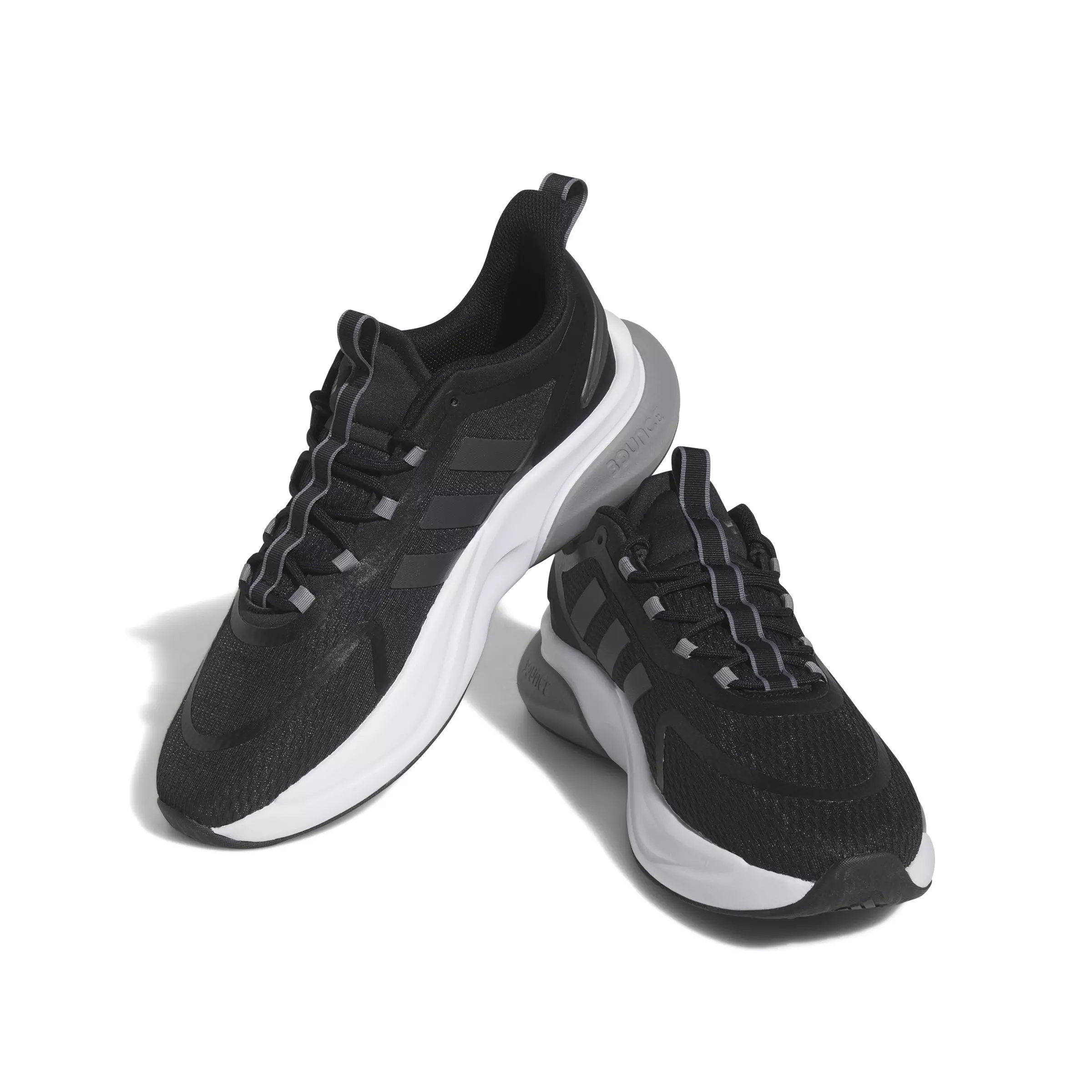 adidas Alphabounce+ Sustainable Bounce "Core Black/Carbon/Grey Three" Men's Running Shoe - BLACK/CARBON/GREY