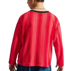 Nike Big Kids' Sportswear Collection Long-Sleeve Mesh Jersey - Red