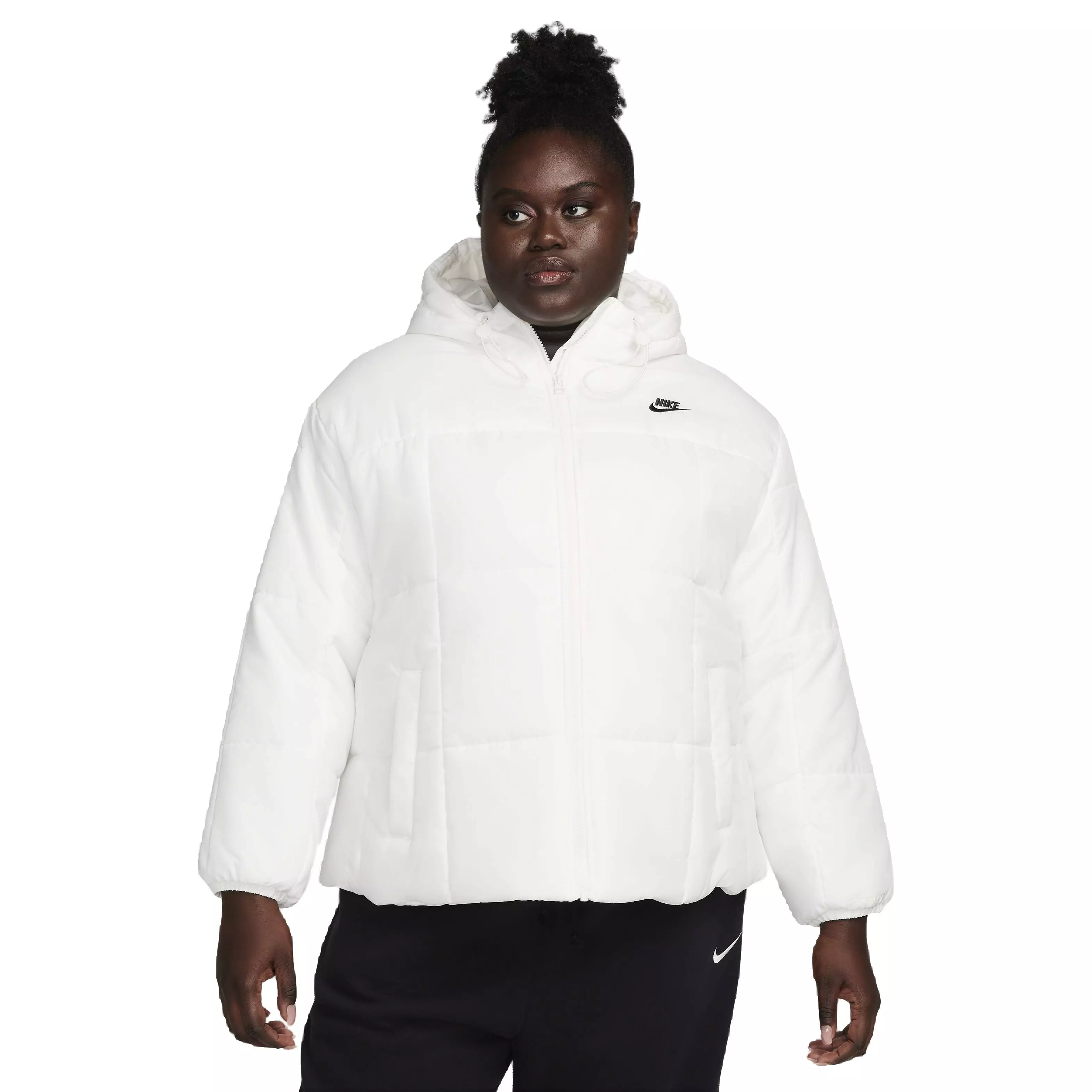 Nike Women's Sportswear Essential Therma-FIT Classic Puffer - WHITE