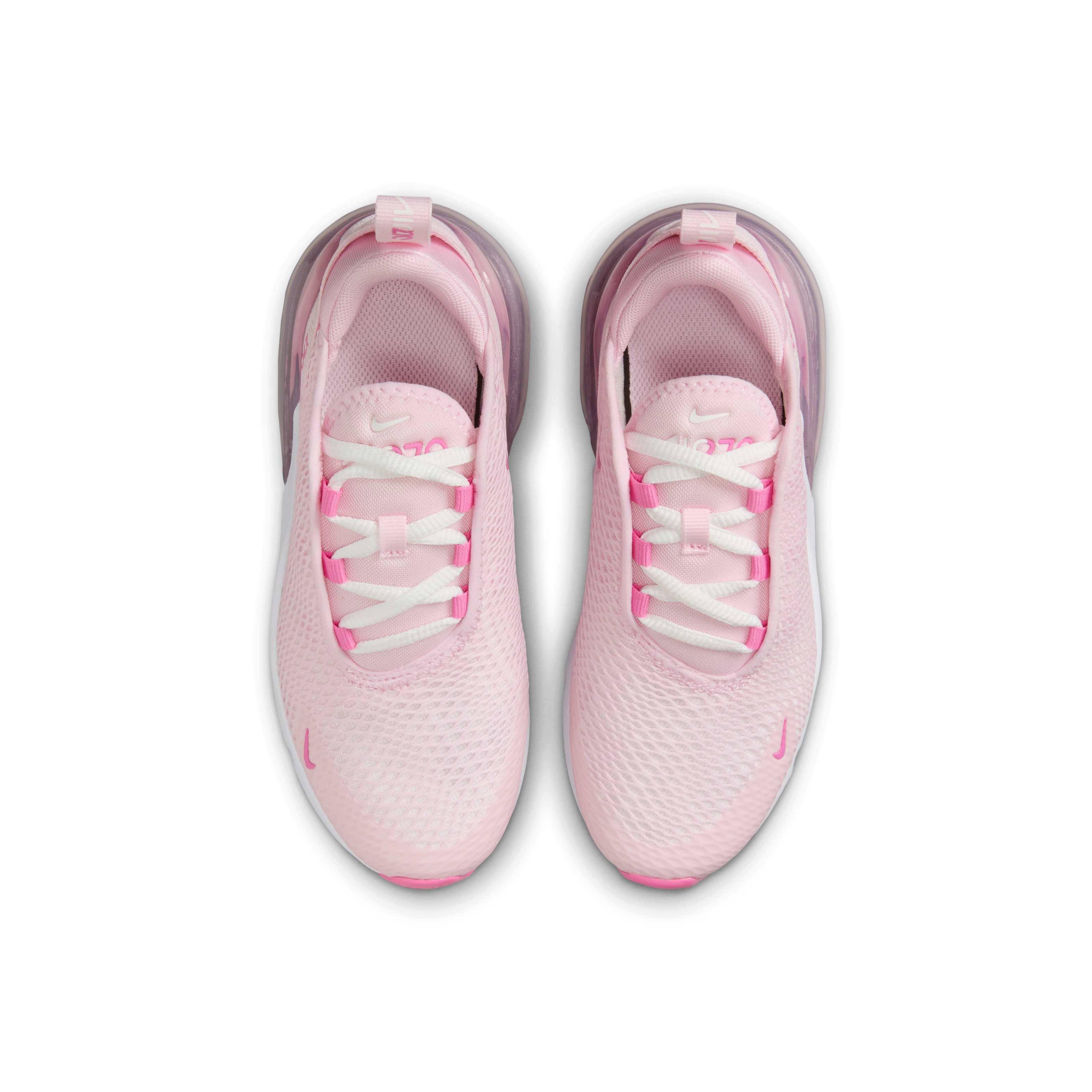 Nike Air Max 270 Preschool Girls' "Pink Foam/Summit White/Platinum Violet/Playful Pink" Shoe