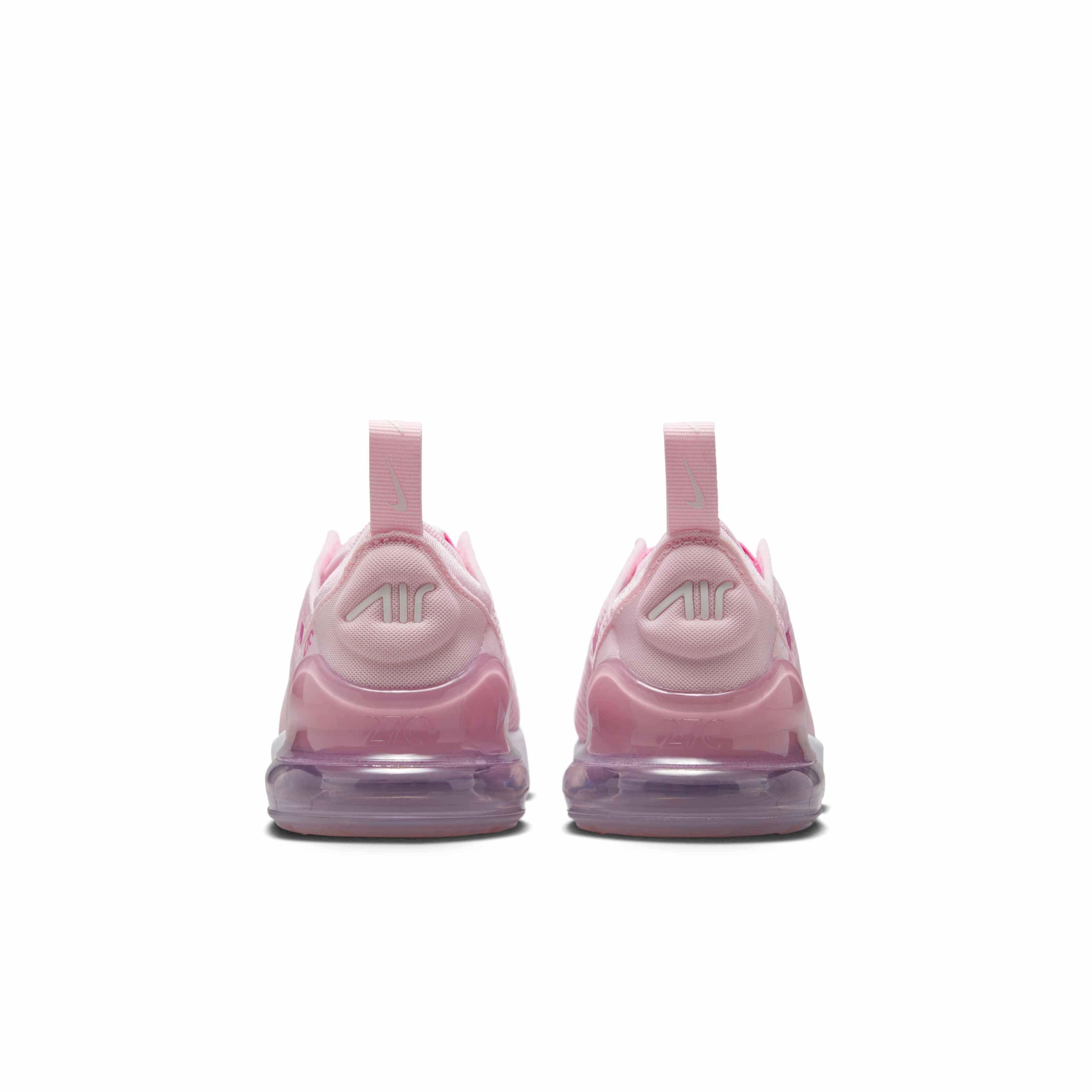 Nike Air Max 270 Preschool Girls' "Pink Foam/Summit White/Platinum Violet/Playful Pink" Shoe