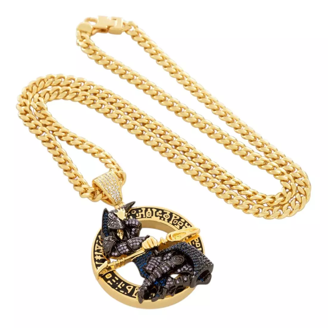 King Ice X Yu-Gi-Oh! Dark Magician Necklace - BLACK