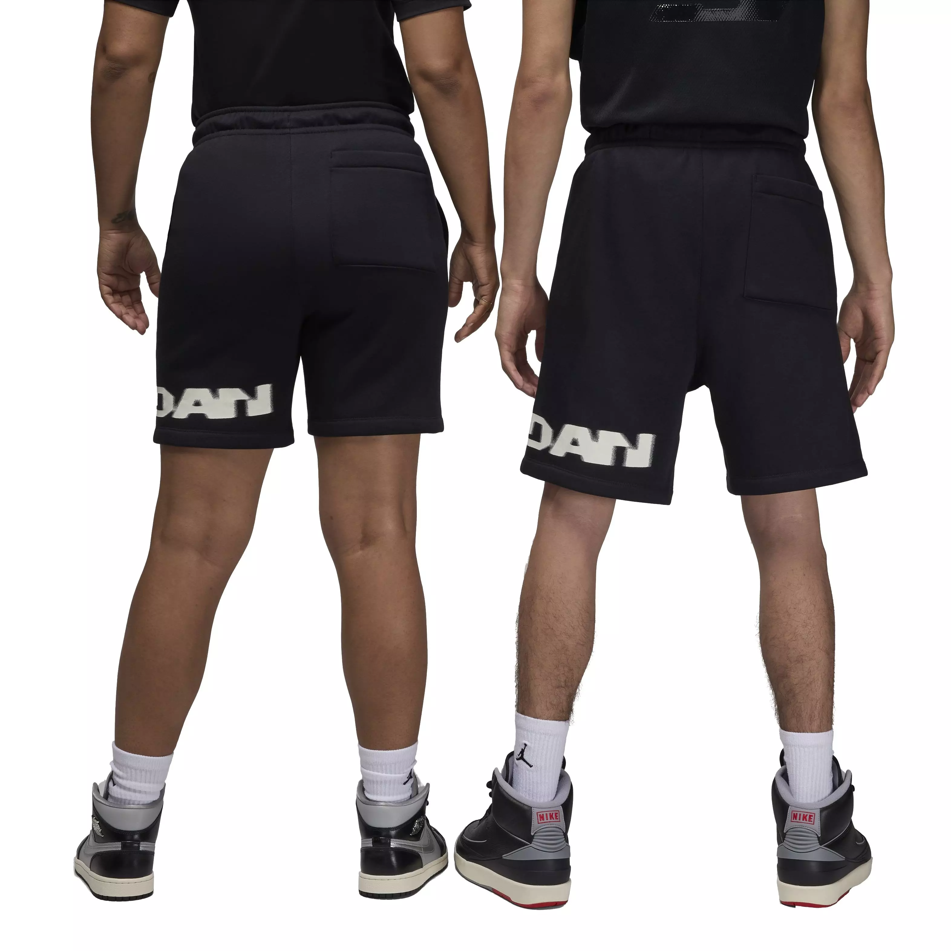 Jordan Men's MVP Fleece Shorts -Black - BLACK