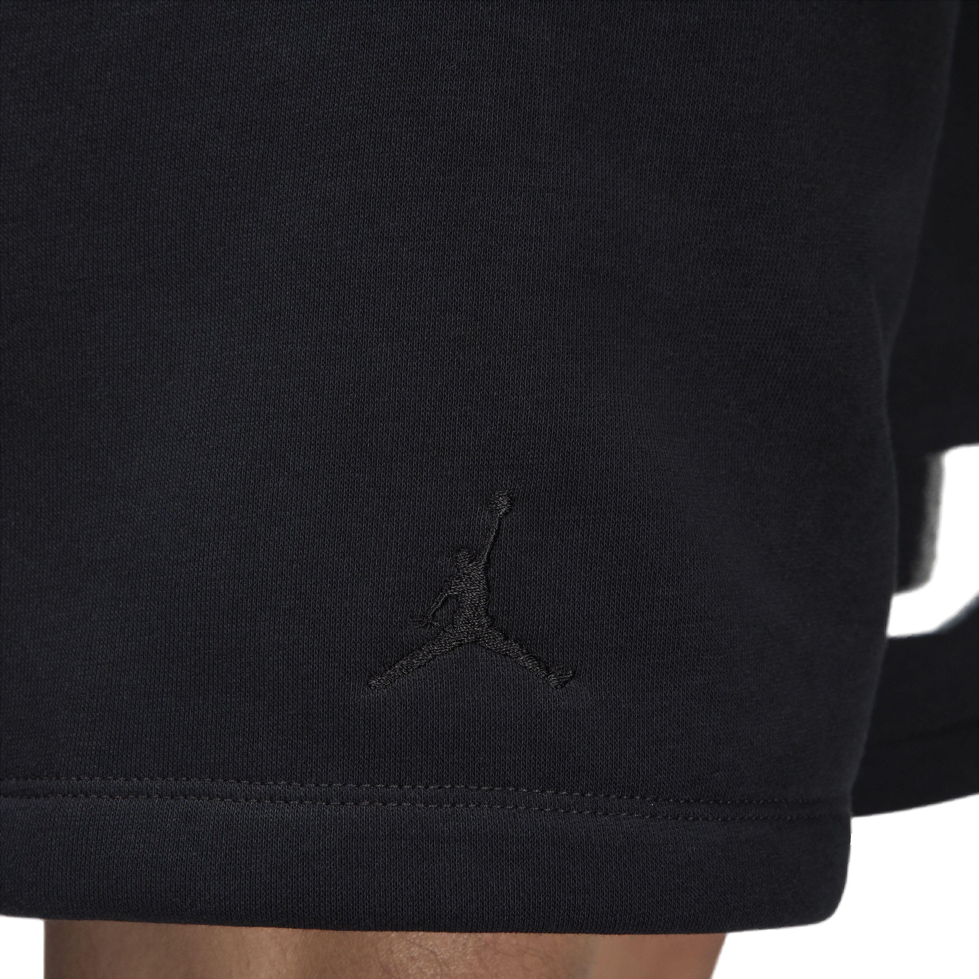 Jordan Men's MVP Fleece Shorts -Black - BLACK Thumbnail View 6