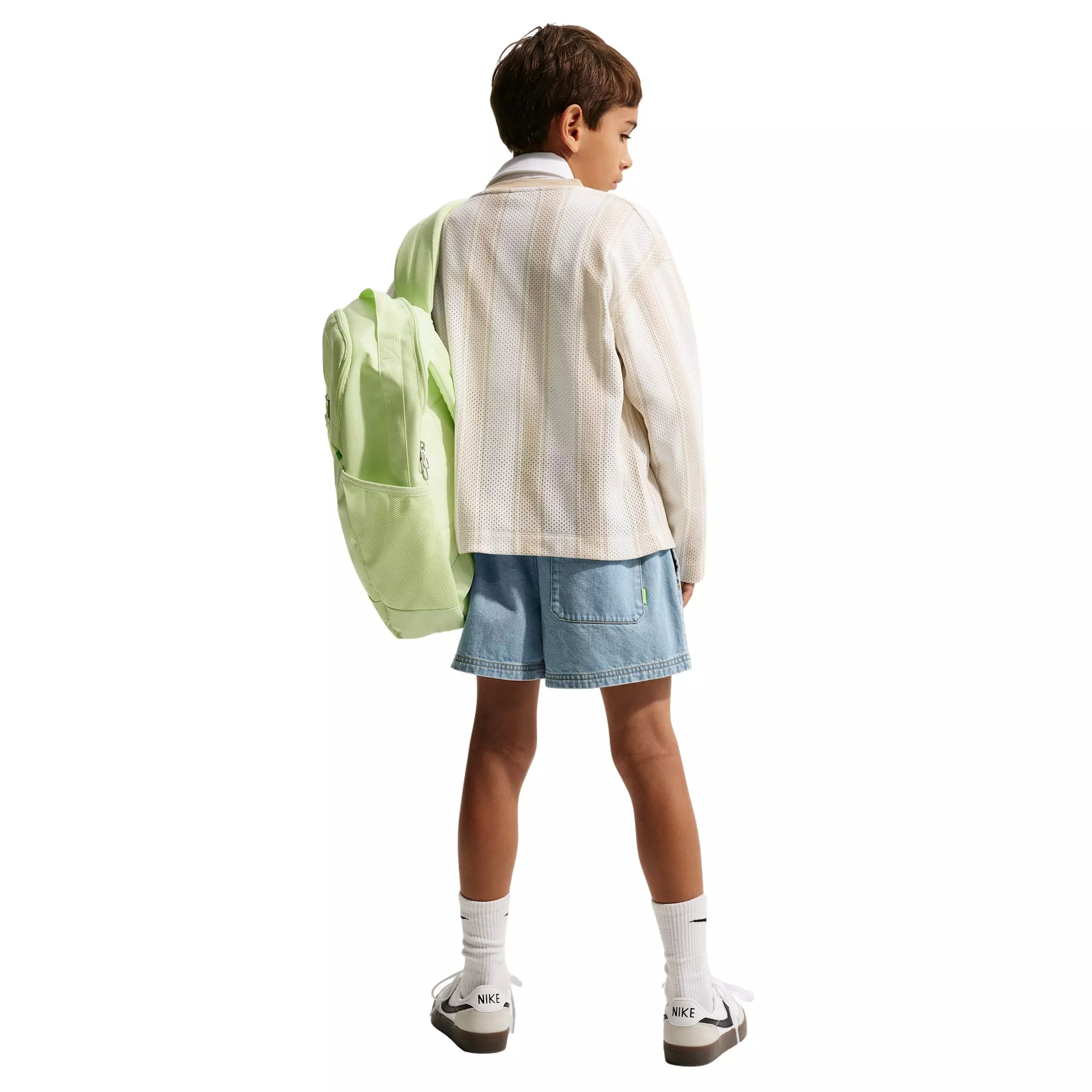 Nike Big Kids' Sportswear Collection Lt Blue Denim Shorts - LT BLUE DENIM