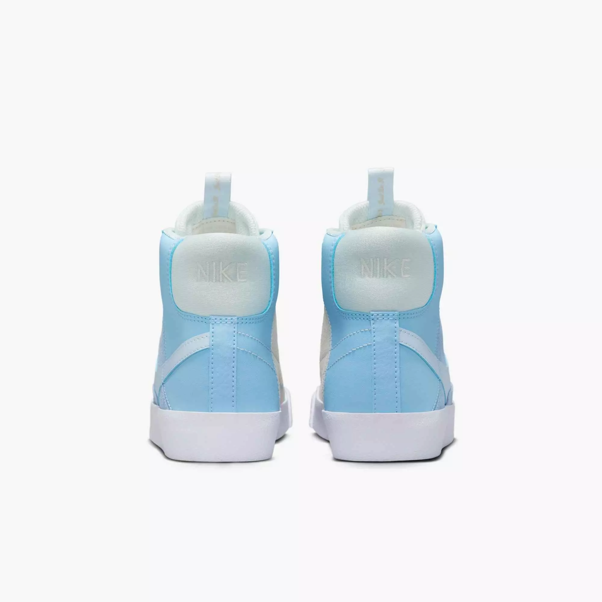 Nike Blazer Mid '77 "Psychic Blue/Sail/Beach/Blue Tint" Grade School Boys' Shoe - BLUE/WHITE