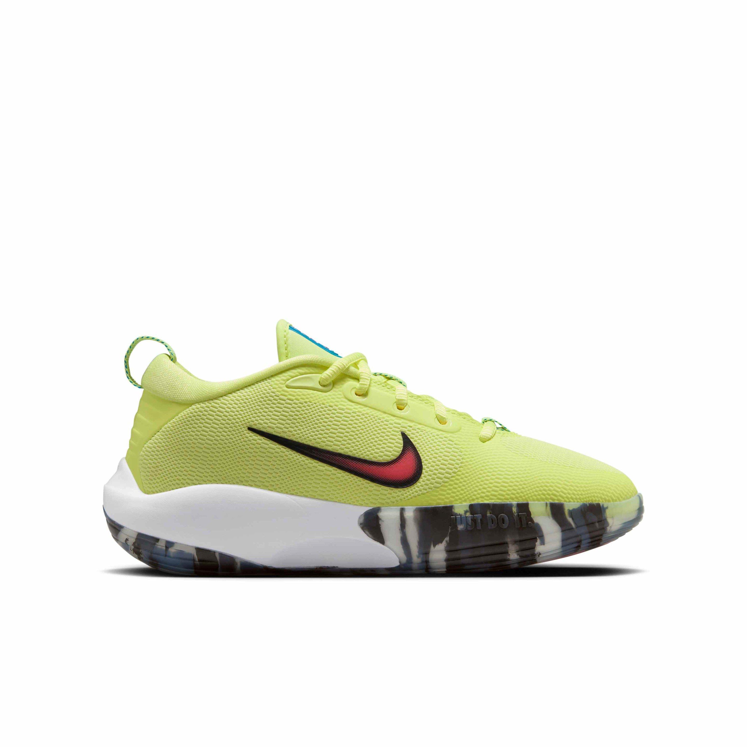 Nike IsoFly Grade School Boys' "Light Lemon Twist/Anthracite/Black/Magic Ember" Basketball Shoe