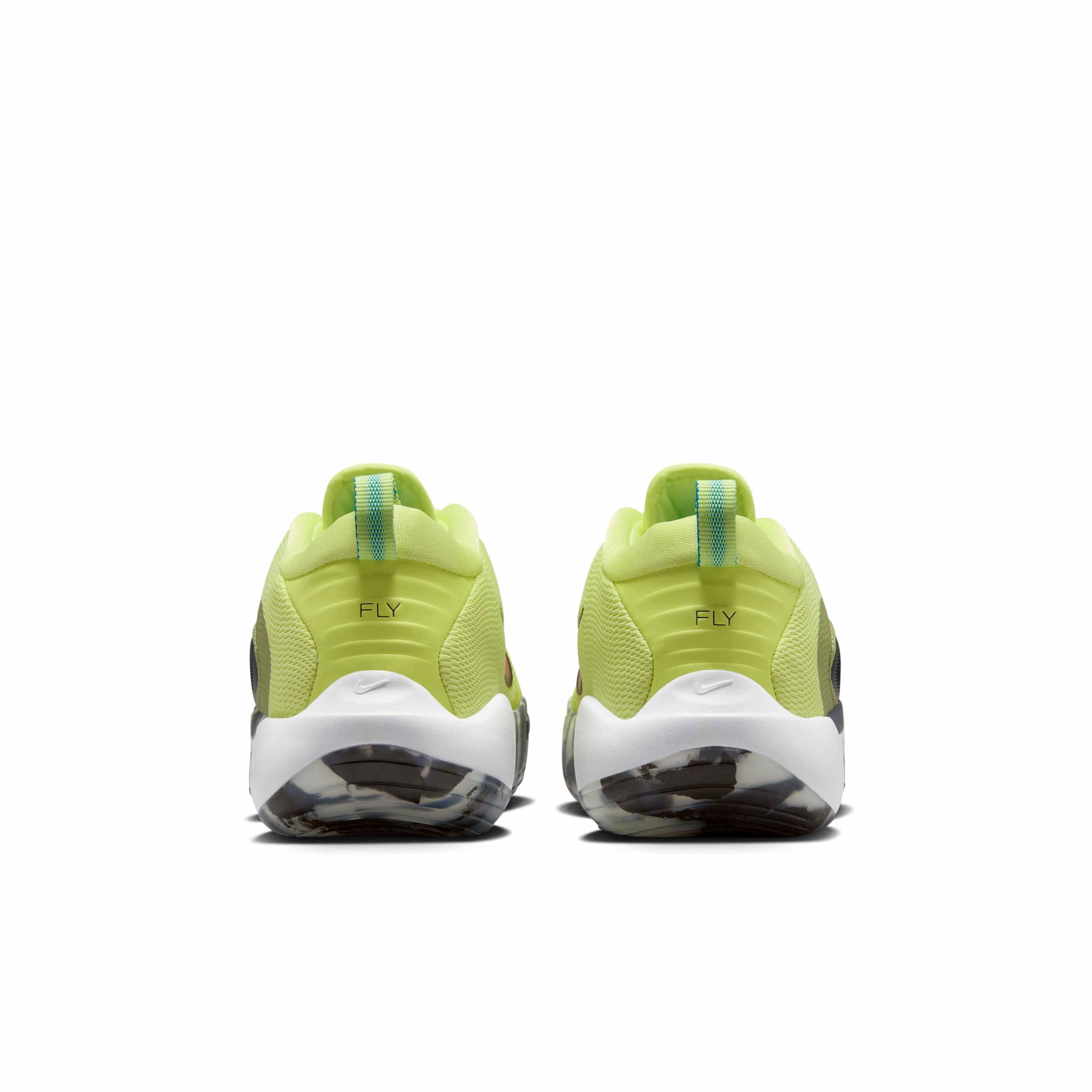 Nike IsoFly Grade School Boys' "Light Lemon Twist/Anthracite/Black/Magic Ember" Basketball Shoe