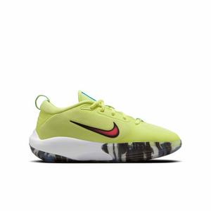 Nike IsoFly "Light Lemon Twist/Anthracite/Black/Magic Ember" Grade School Boys' Basketball Shoe