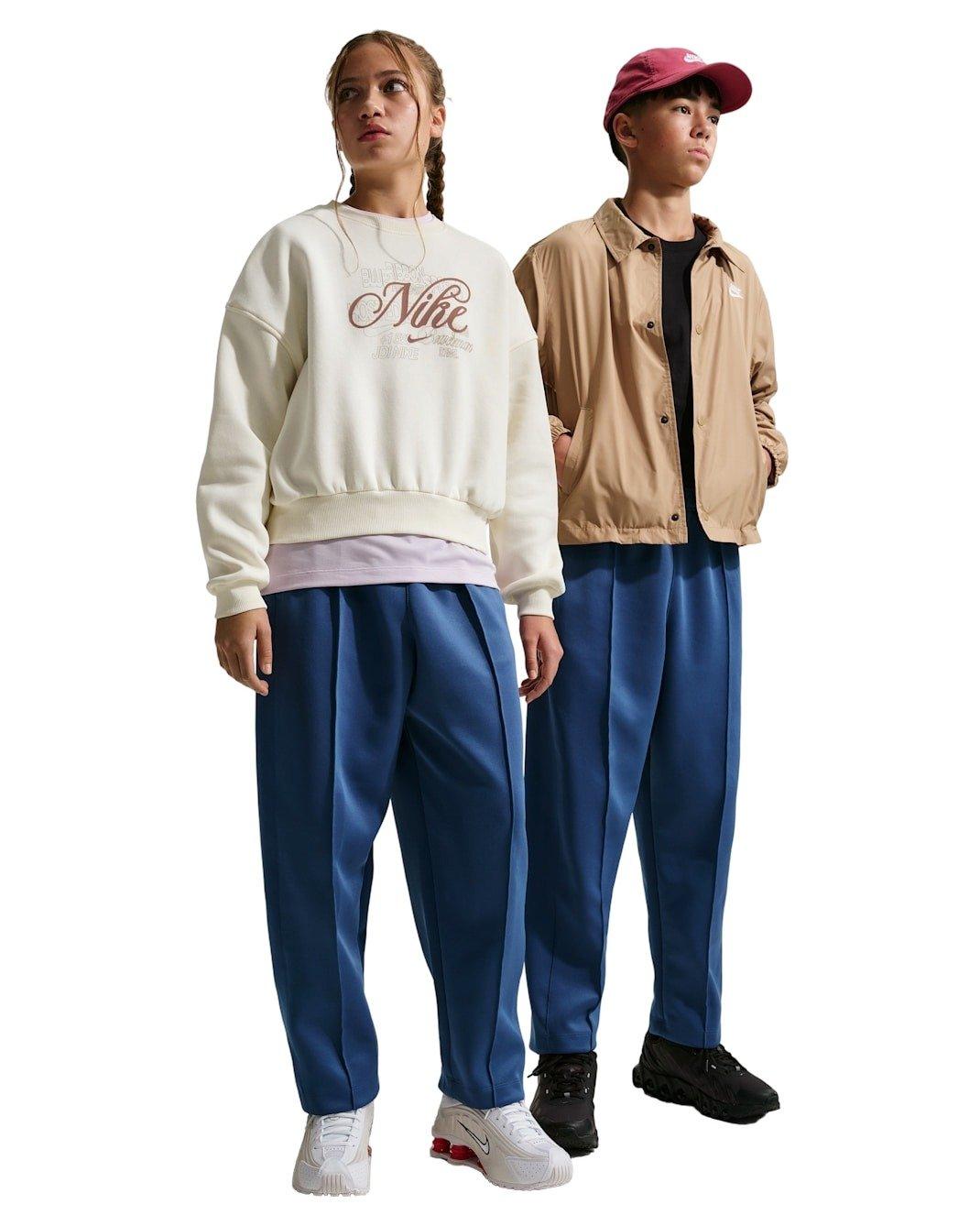 Nike Big Kids' Sportswear Polyknit Pants - Blue - BLUE Thumbnail View 1