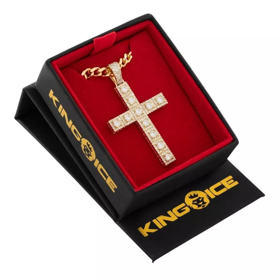 King Ice Cross of Centrality Necklace - GOLD