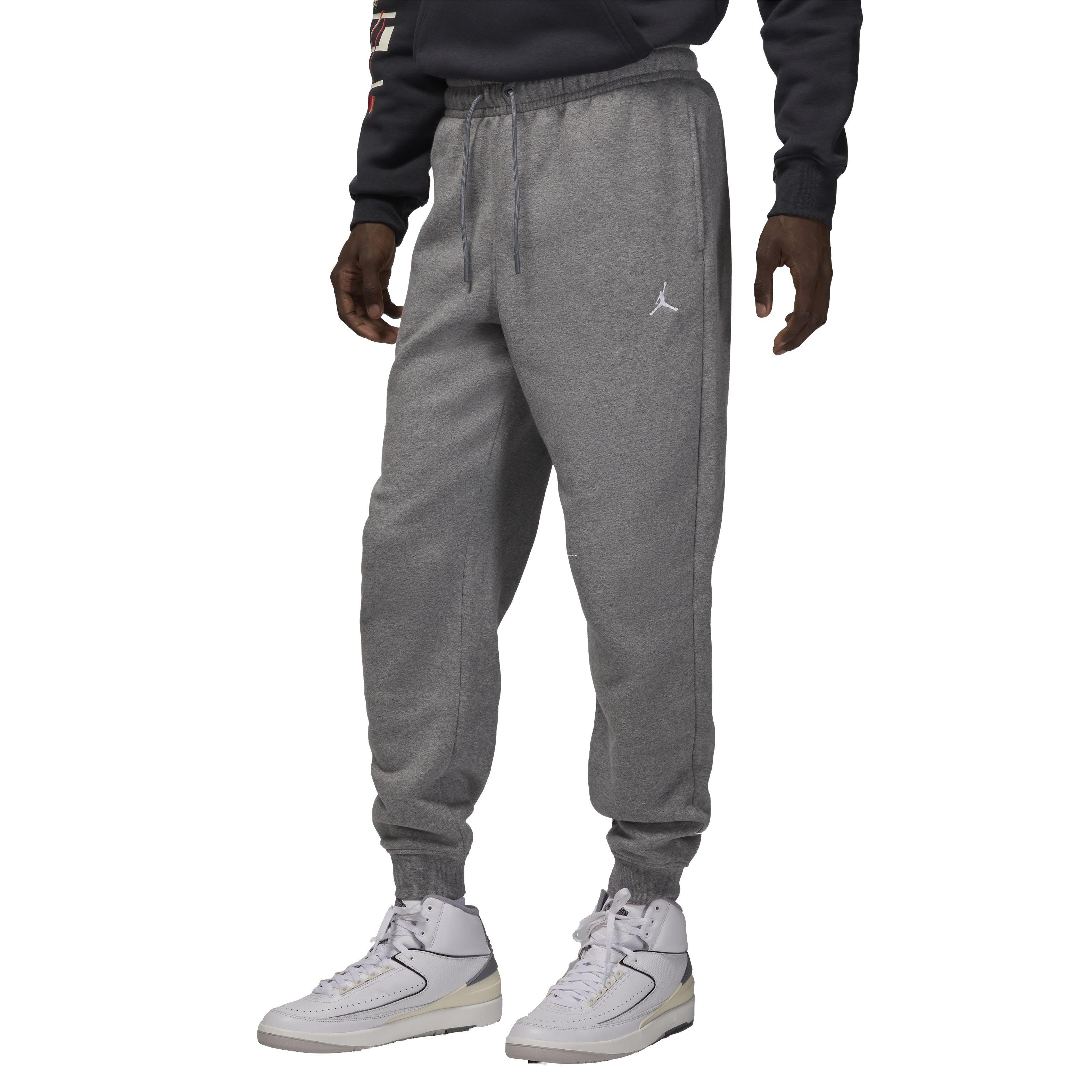 Jordan Men's Brooklyn Fleece Pants - GREY Thumbnail View 1