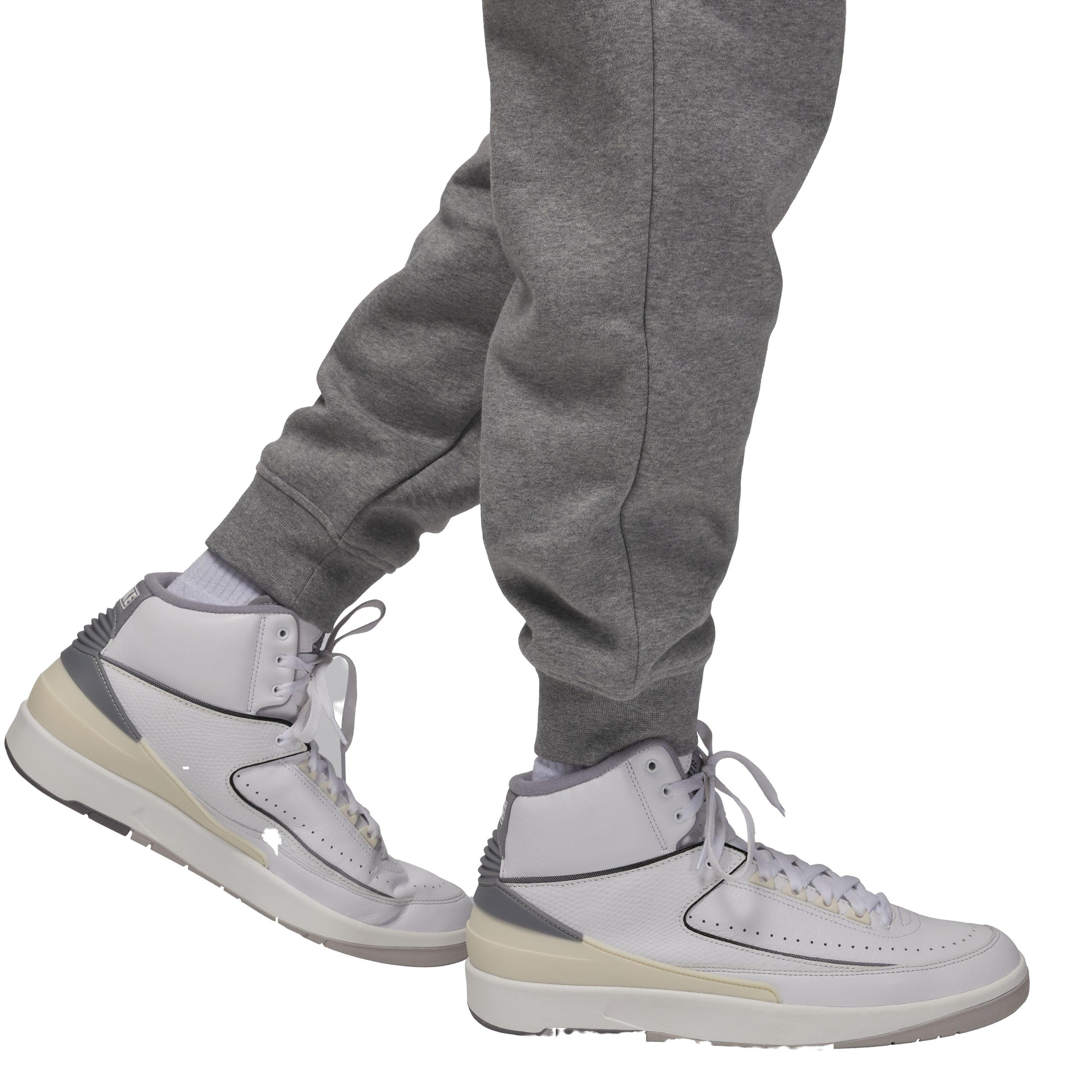 Jordan Mens Brooklyn Fleece Pants - GREY Thumbnail View 5