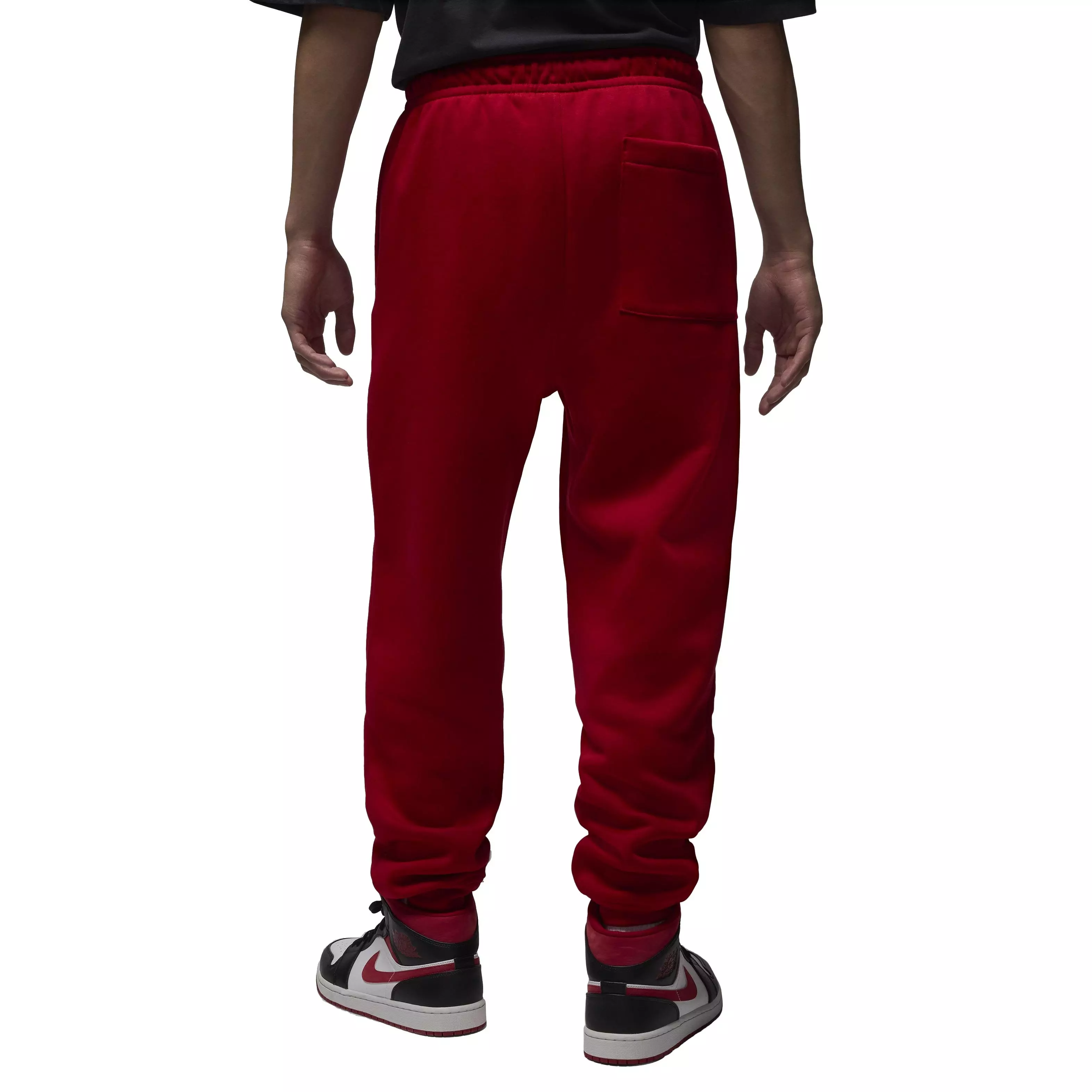 Jordan Mens Brooklyn Fleece Pants - RED