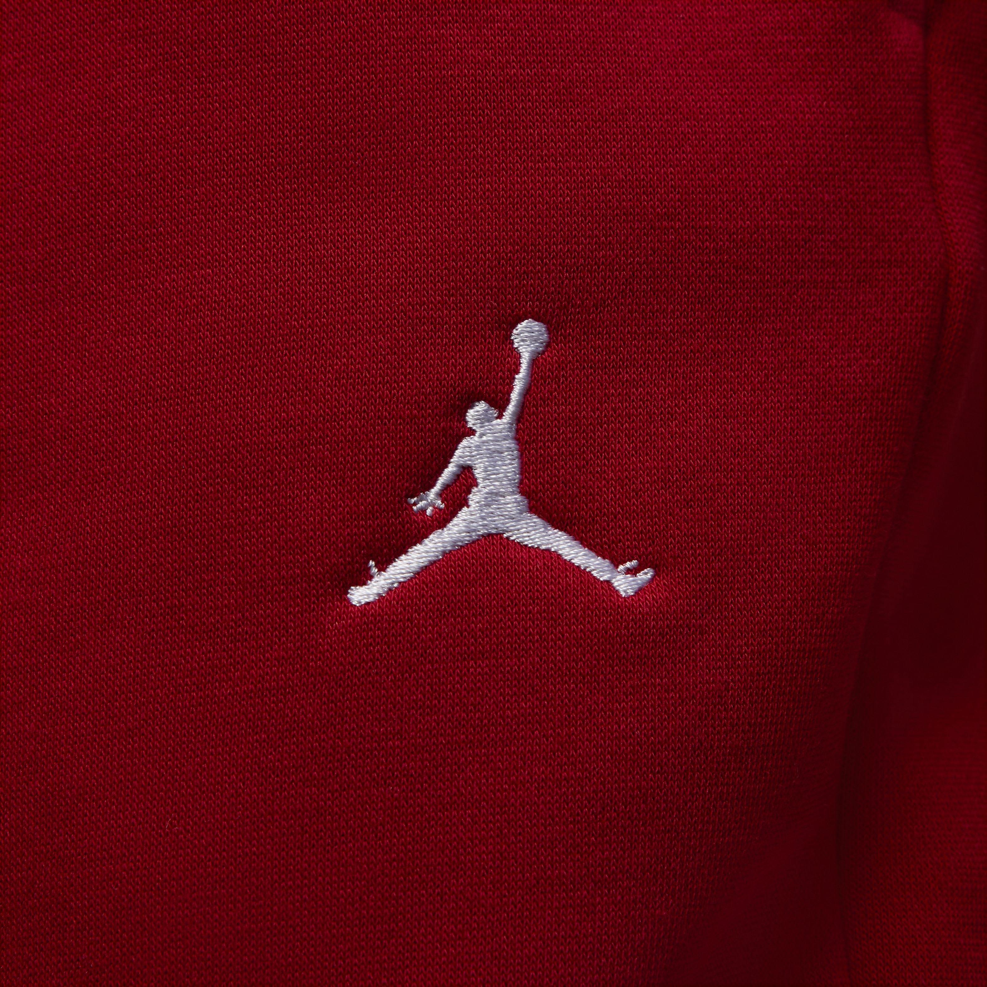 Jordan Men's Brooklyn Fleece Pants - RED Thumbnail View 4