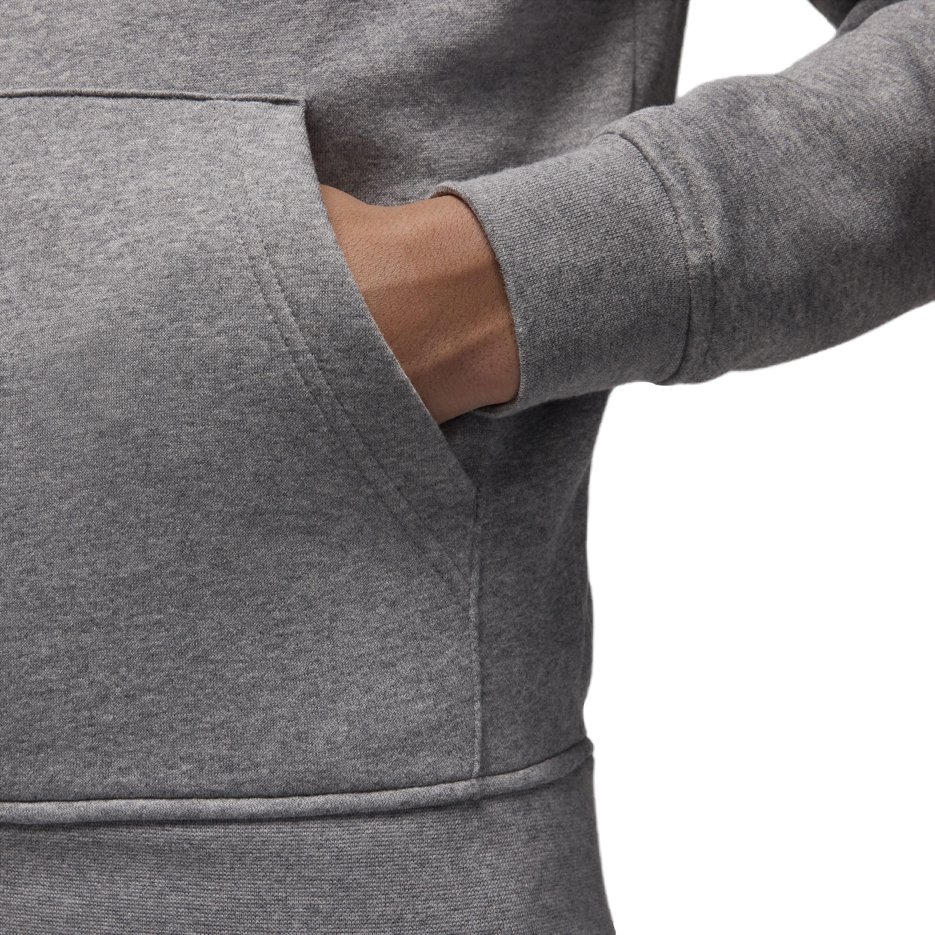 Jordan Men's Brooklyn Fleece Pullover Hoodie - GREY Thumbnail View 5