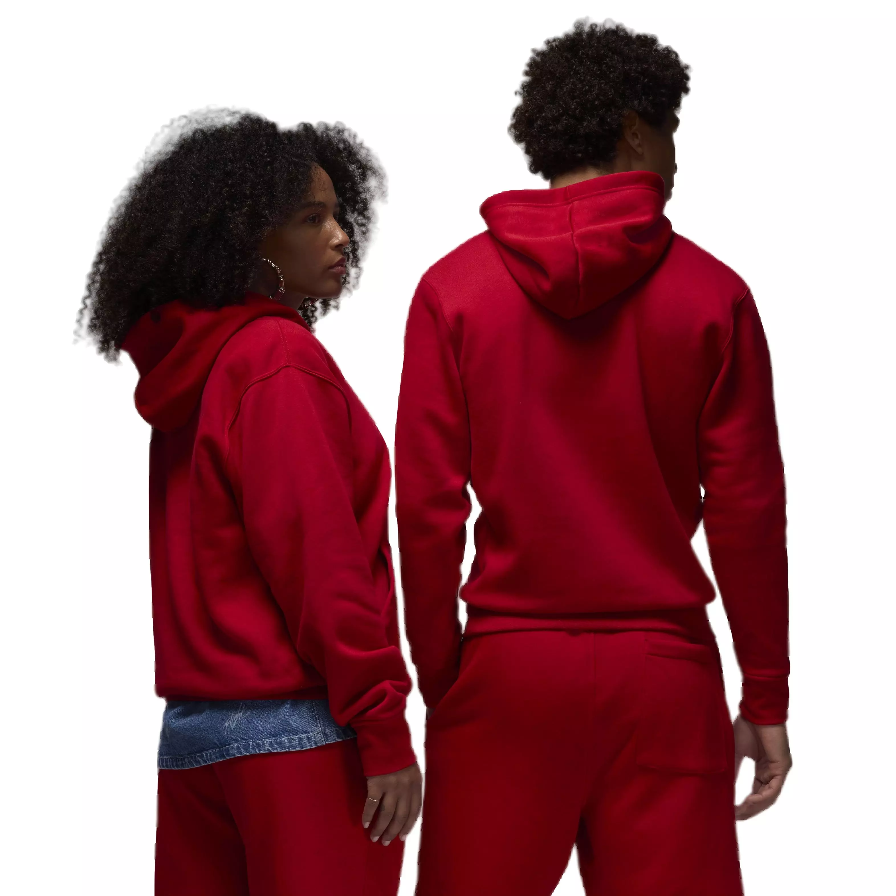 Jordan Men's Brooklyn Fleece Pullover Hoodie - RED