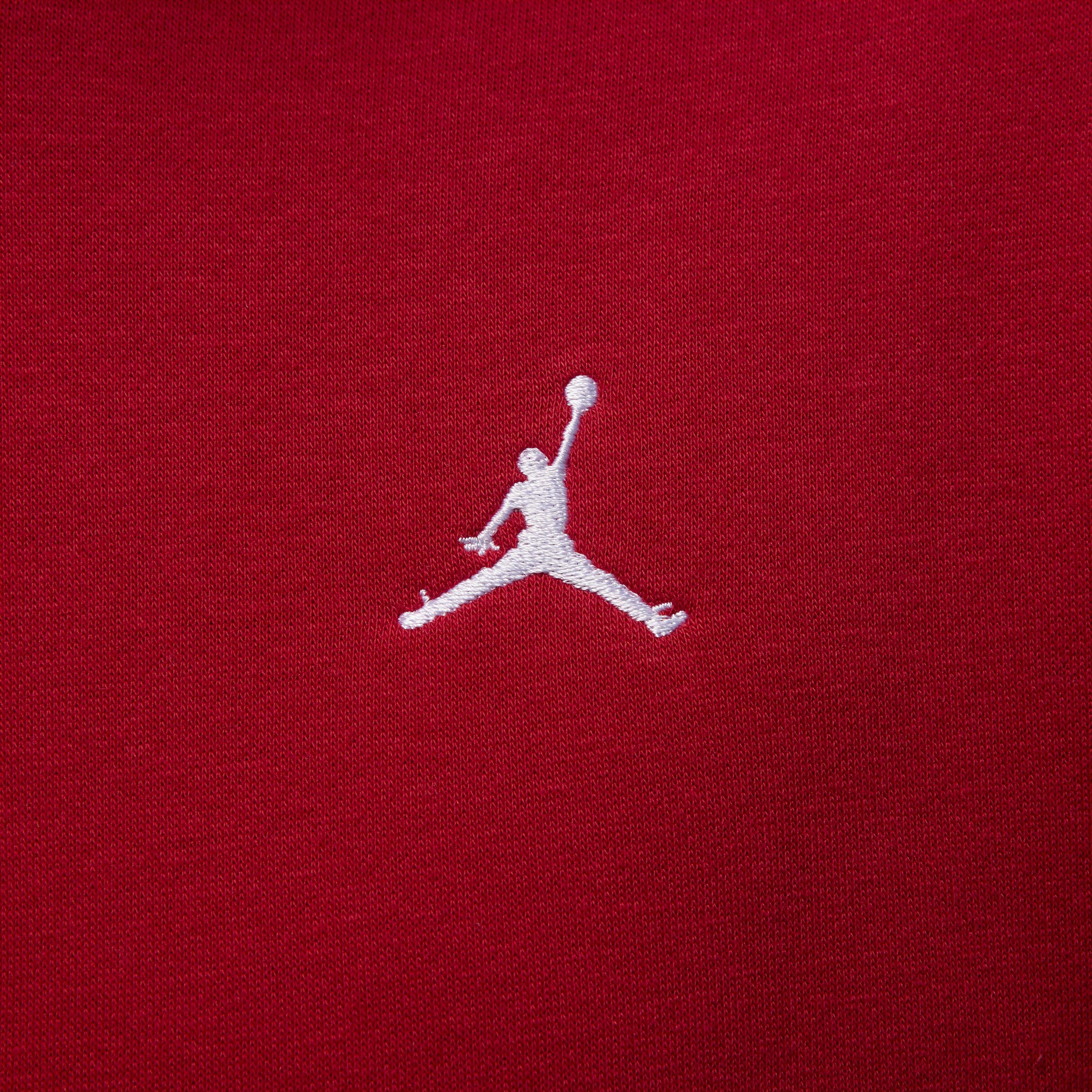Jordan Men's Brooklyn Fleece Pullover Hoodie - RED Thumbnail View 4