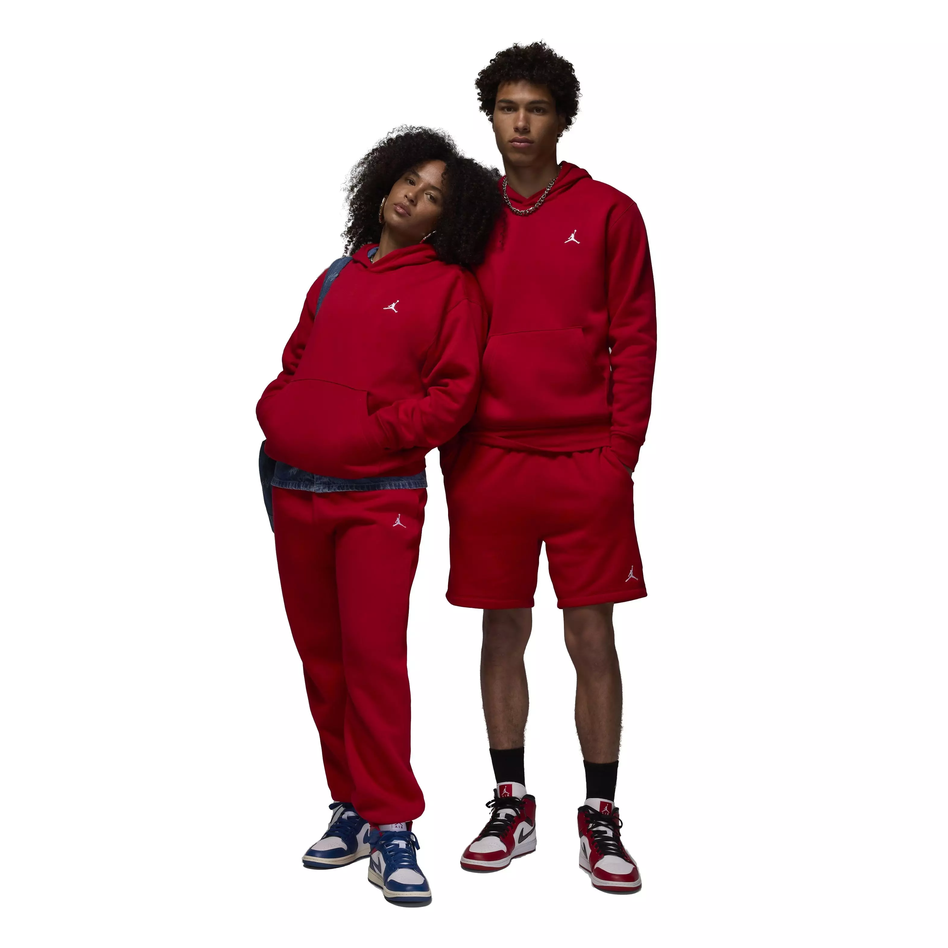 Jordan Men's Brooklyn Fleece Pullover Hoodie - RED