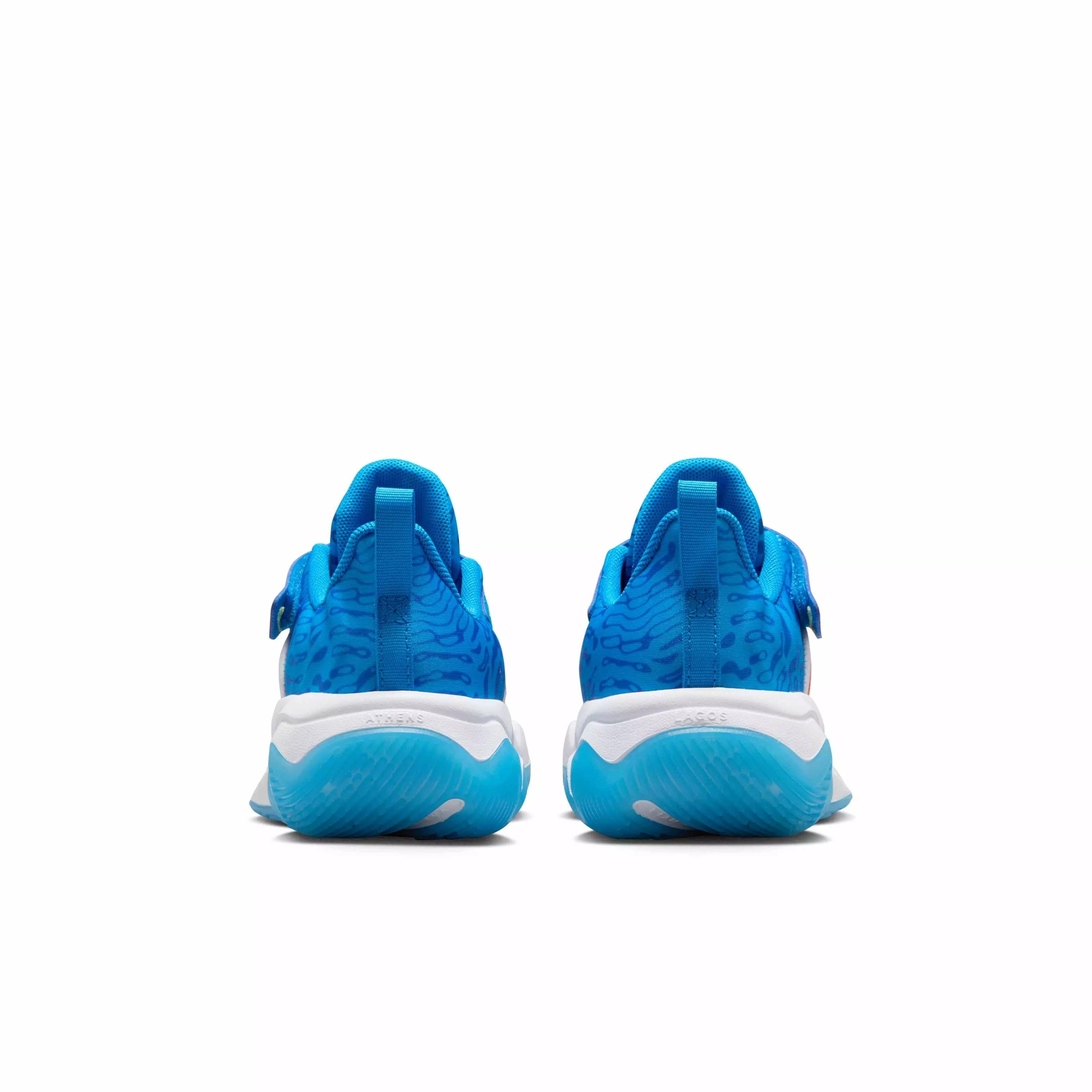 Nike Giannis Immortality 4 "White/Blue/Hyper Royal/Lt Lemon Twist" Preschool Boys' Basketball Shoe - WHITE/BLUE/ROYAL/LT LEMON