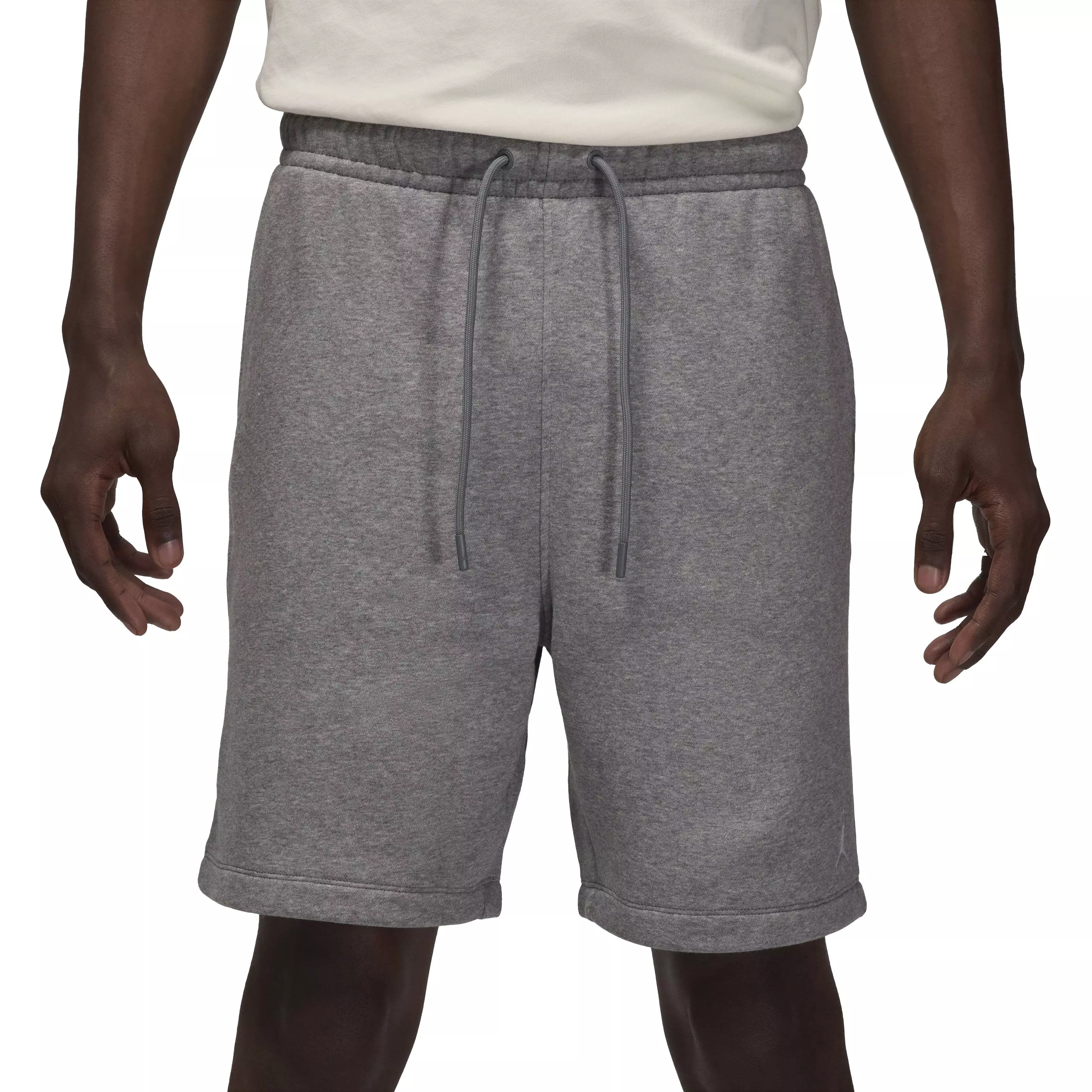 Jordan Men's Brooklyn Fleece Shorts - Grey - GREY