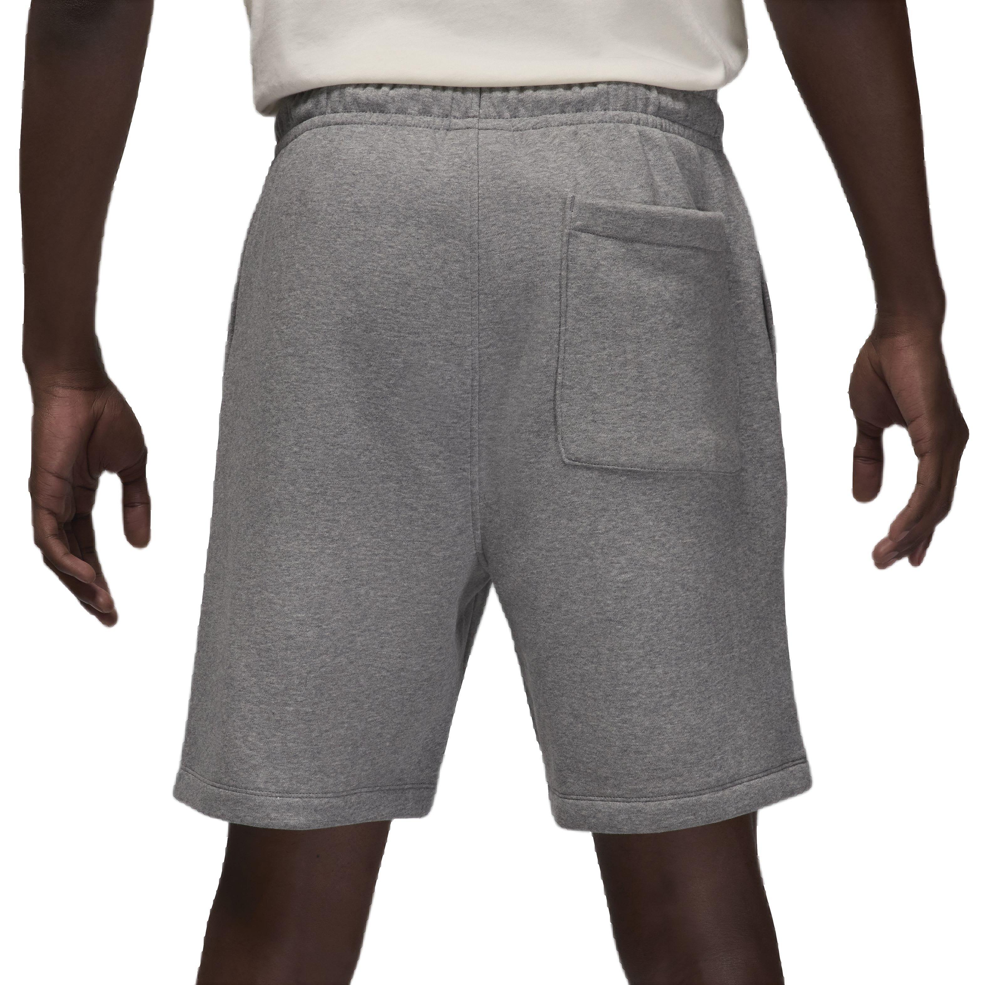 Jordan Men's Brooklyn Fleece Shorts - Grey - GREY Thumbnail View 2