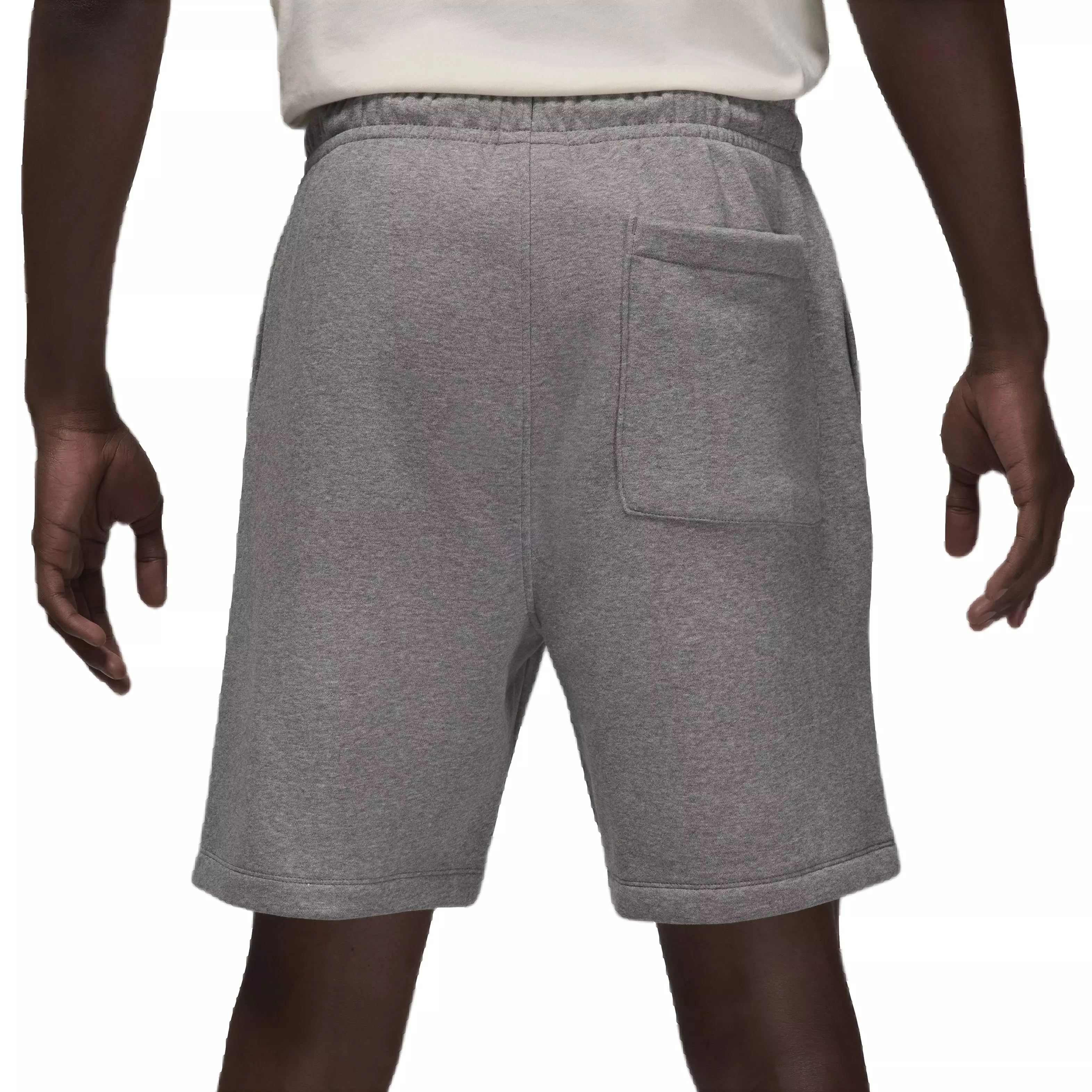 Jordan Men's Brooklyn Fleece Shorts - Grey - GREY