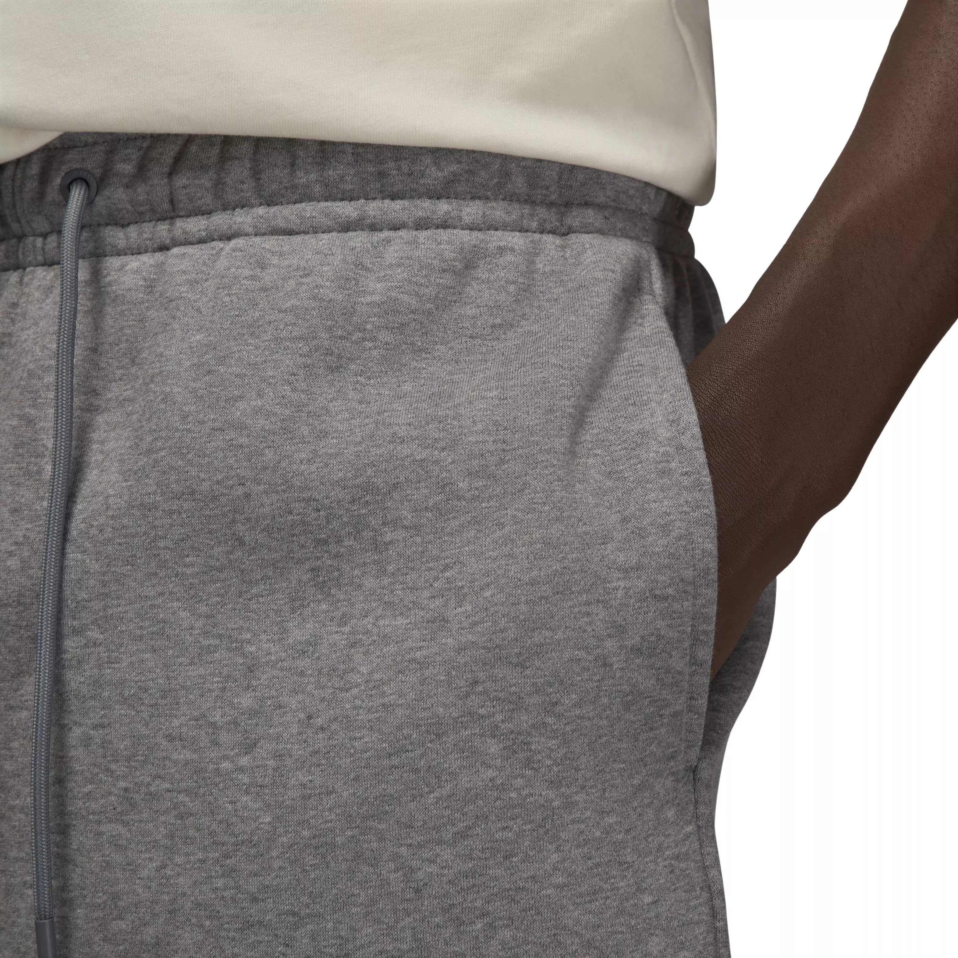 Jordan Men's Brooklyn Fleece Shorts -Grey - GREY