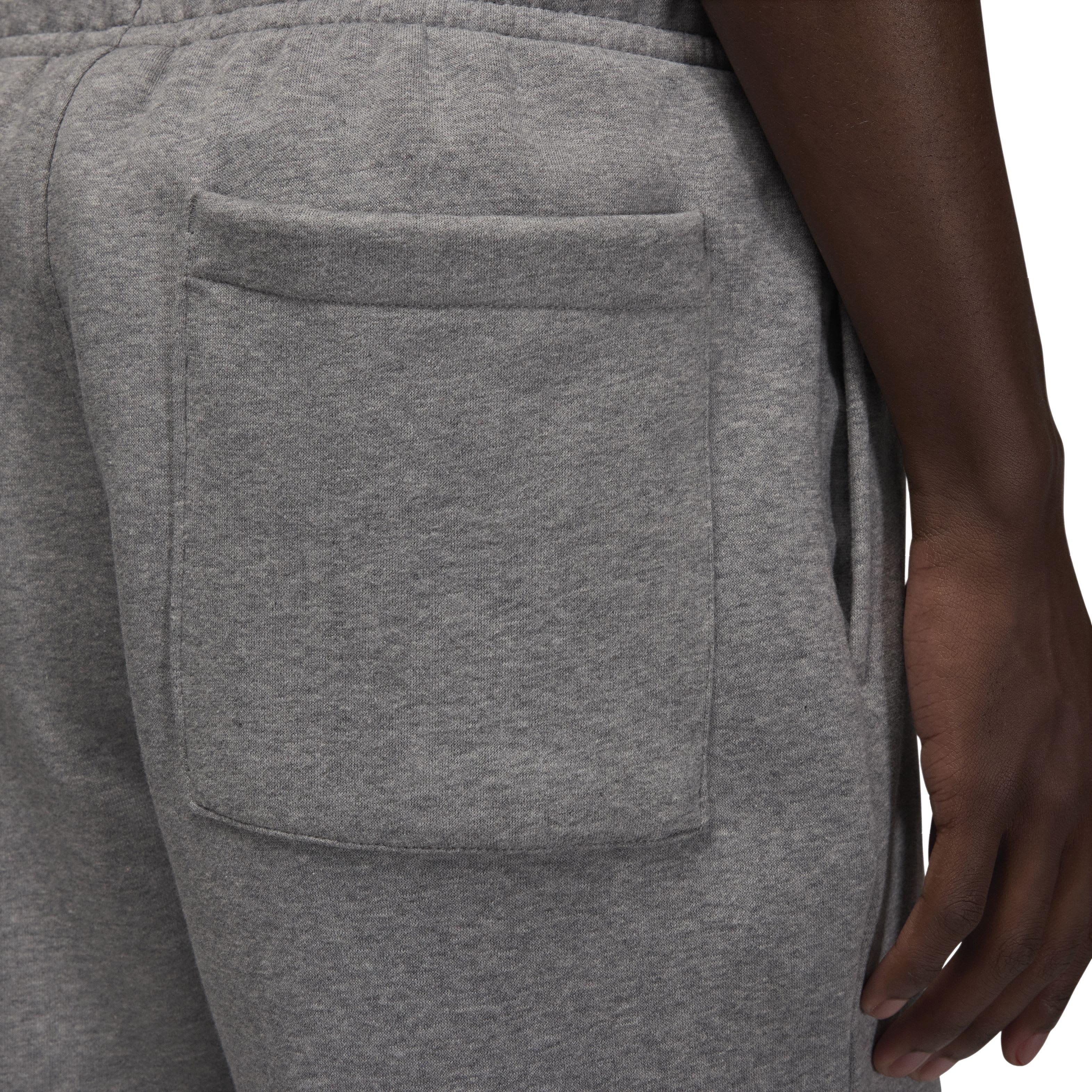 Jordan Men's Brooklyn Fleece Shorts -Grey - GREY Thumbnail View 5