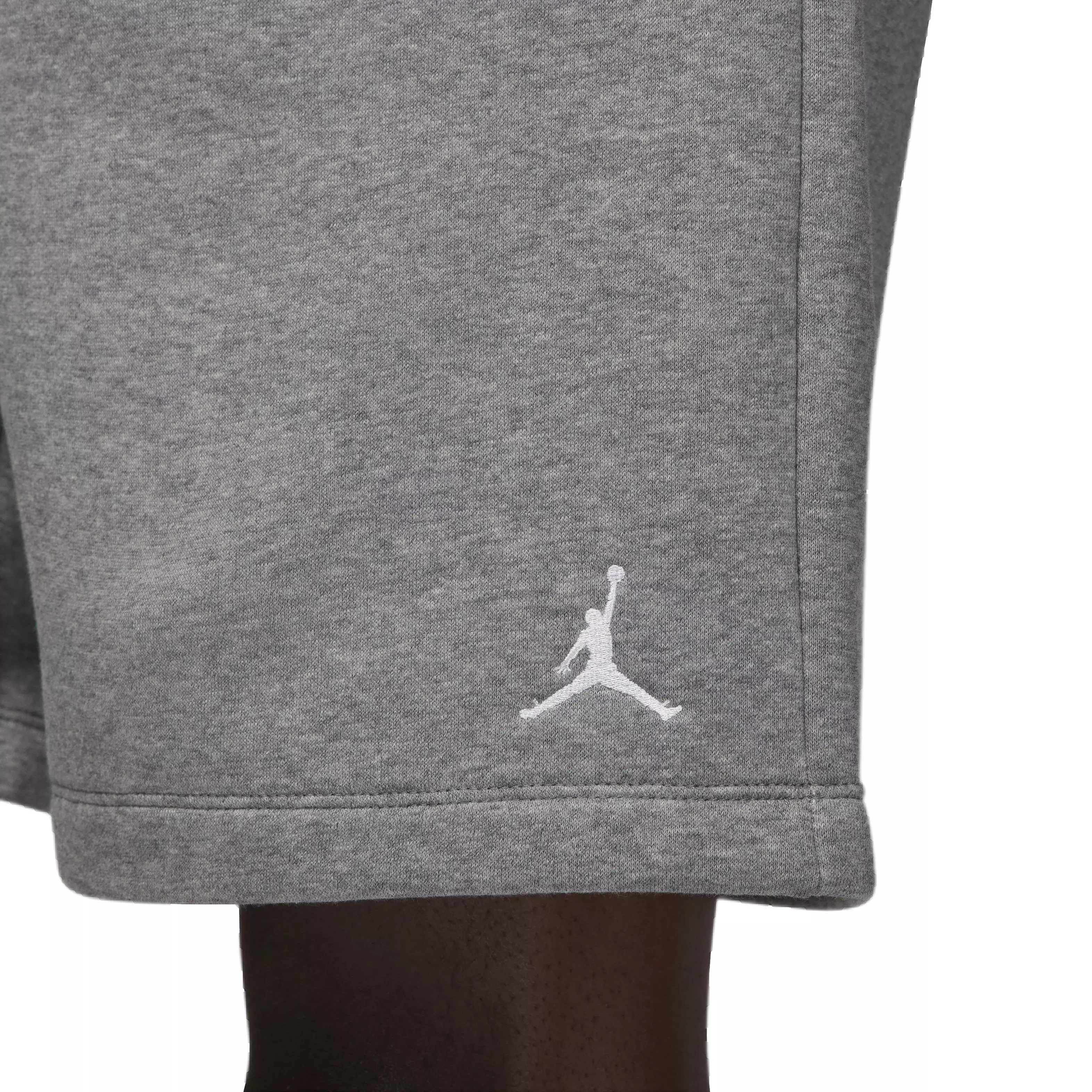 Jordan Men's Brooklyn Fleece Shorts - Grey - GREY