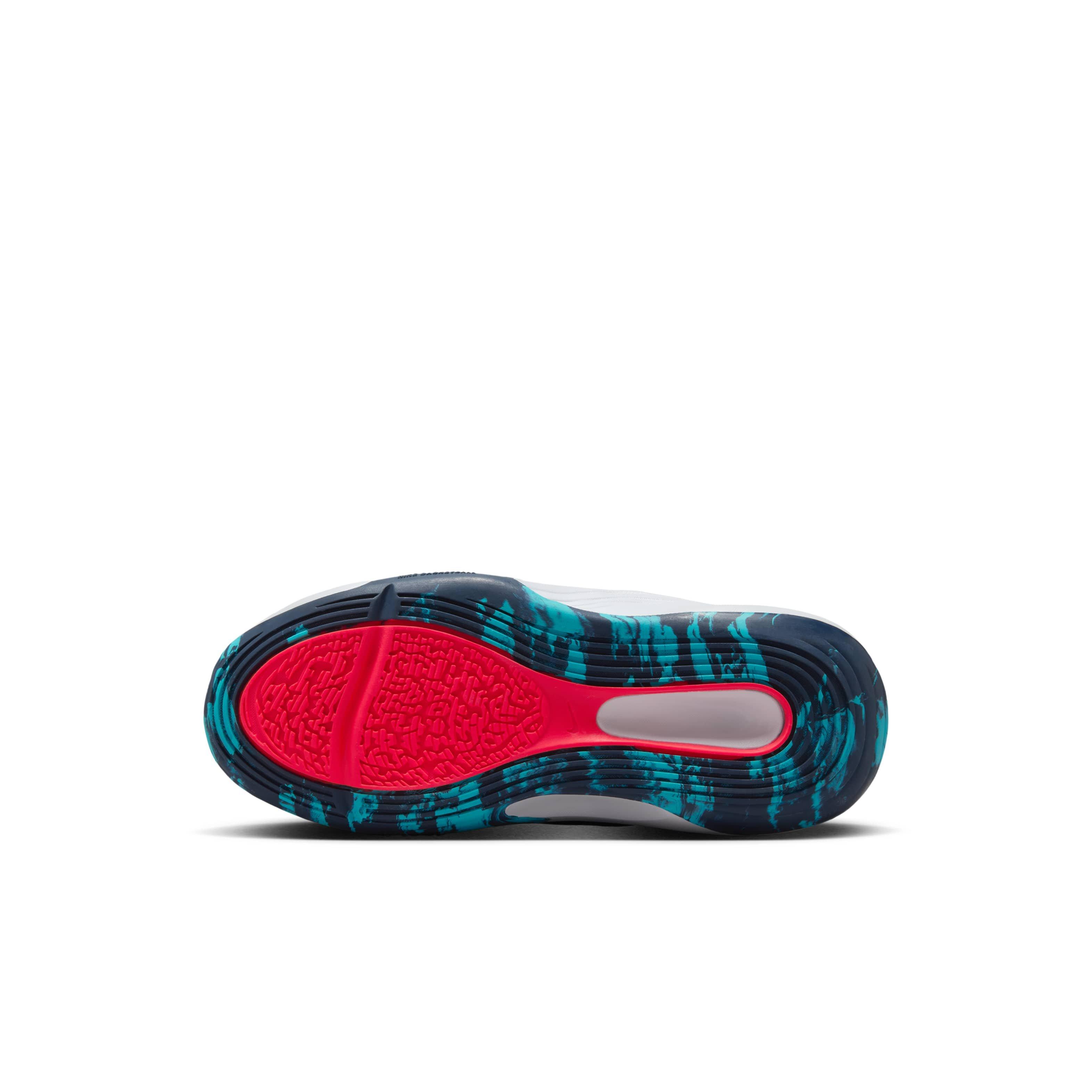 Nike IsoFly Preschool Boys' "Black/Dusty Cactus/Thunder Blue/Bright Crimson" Basketball Shoe
