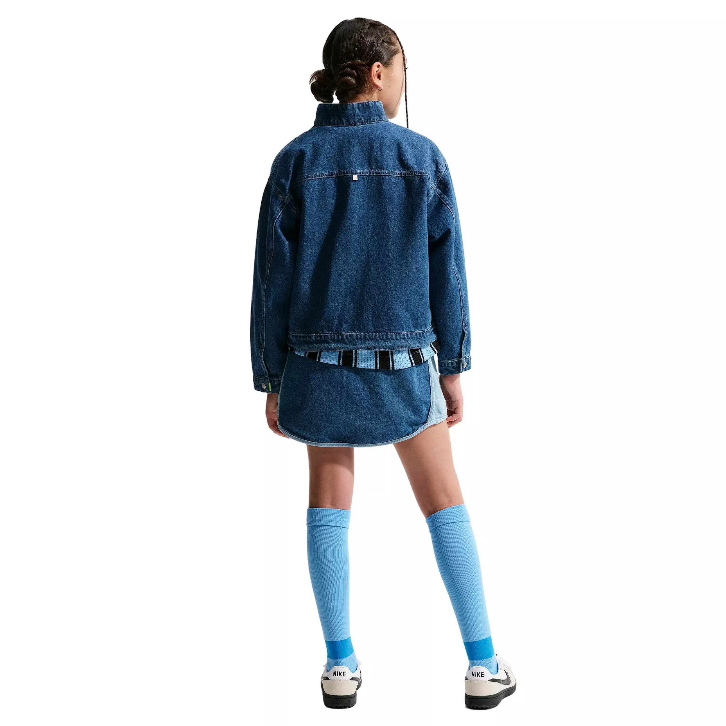 Nike Big Girls' Sportswear Collection Denim Skirt - DENIM