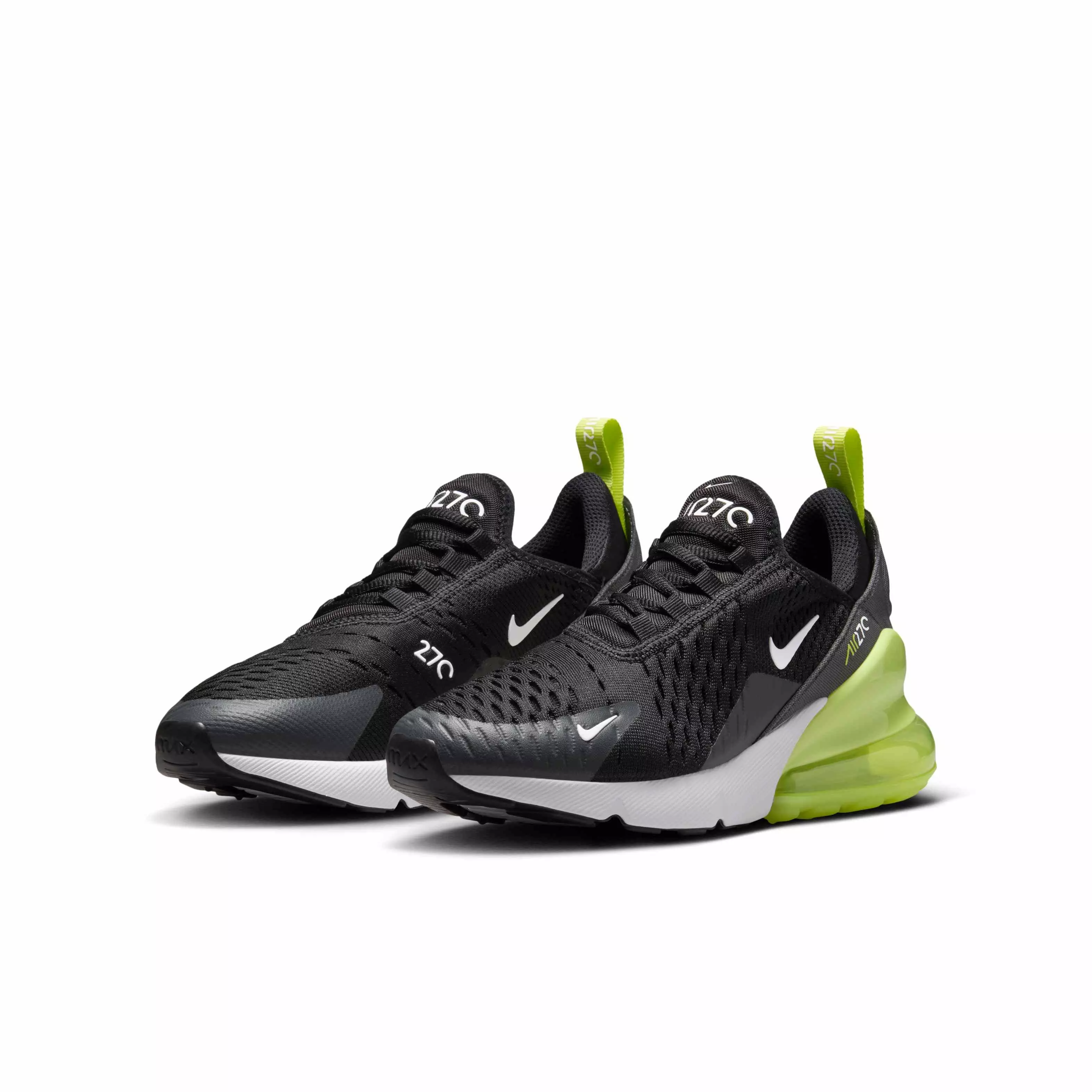 Nike Air Max 270 "Light Lemon Twist/Black/Anthracite/White" Grade School Boys' Shoe - LT LEMON/BLACK/ANTHRACITE/WHITE