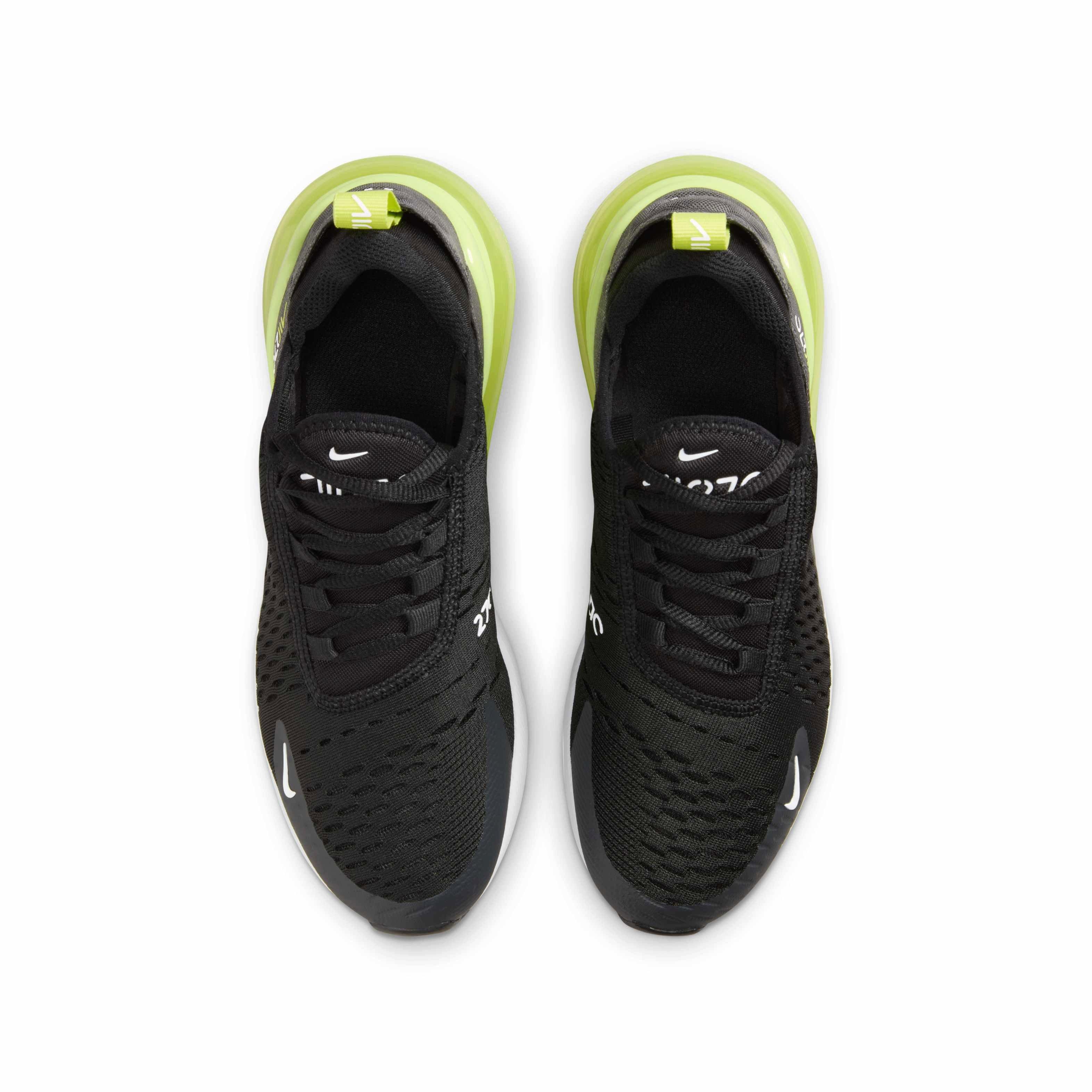 Nike Air Max 270 Grade School Boys' "Light Lemon Twist/Black/Anthracite/White" Shoe