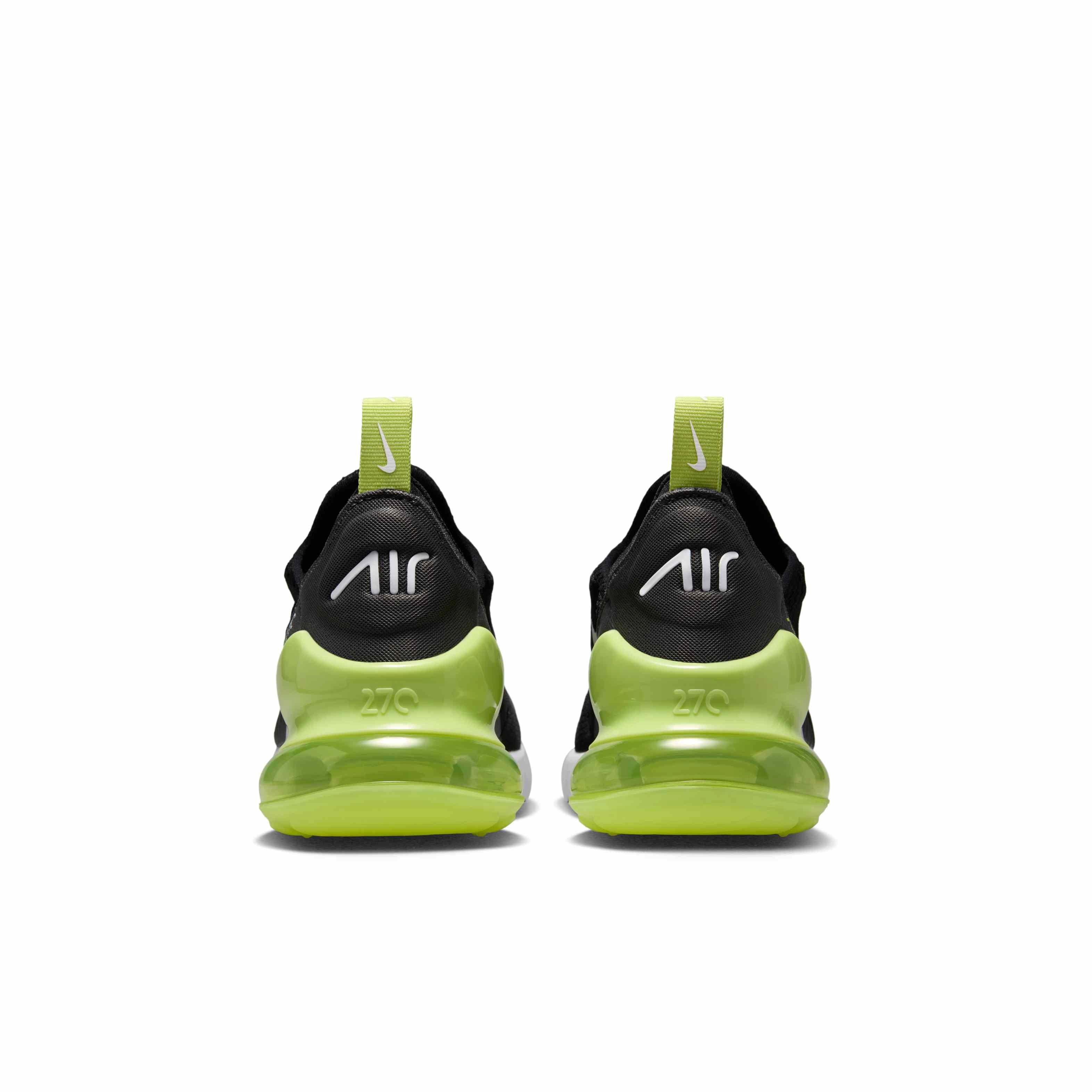 Nike Air Max 270 Grade School Boys' "Light Lemon Twist/Black/Anthracite/White" Shoe